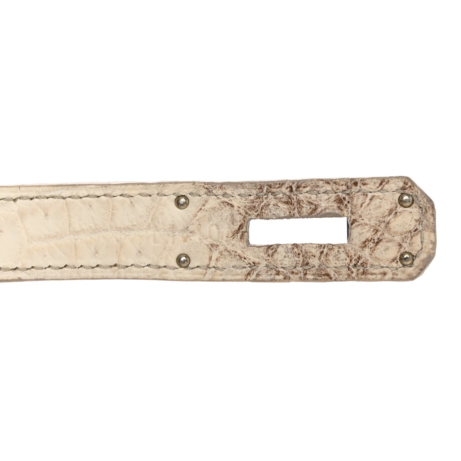 Hermes Matte Niloticus Crocodile Himalaya Birkin 30 Blanc 13 of 56