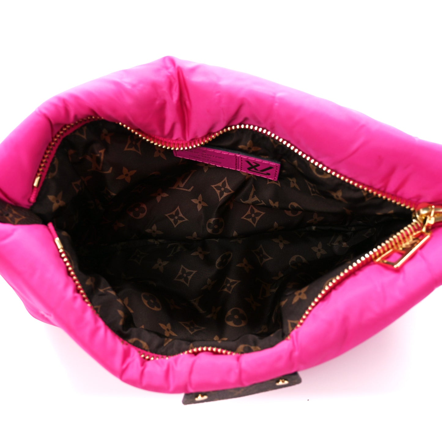 Econyl Monogram Pillow Maxi Multi Pochette Accessories Black Fuchsia