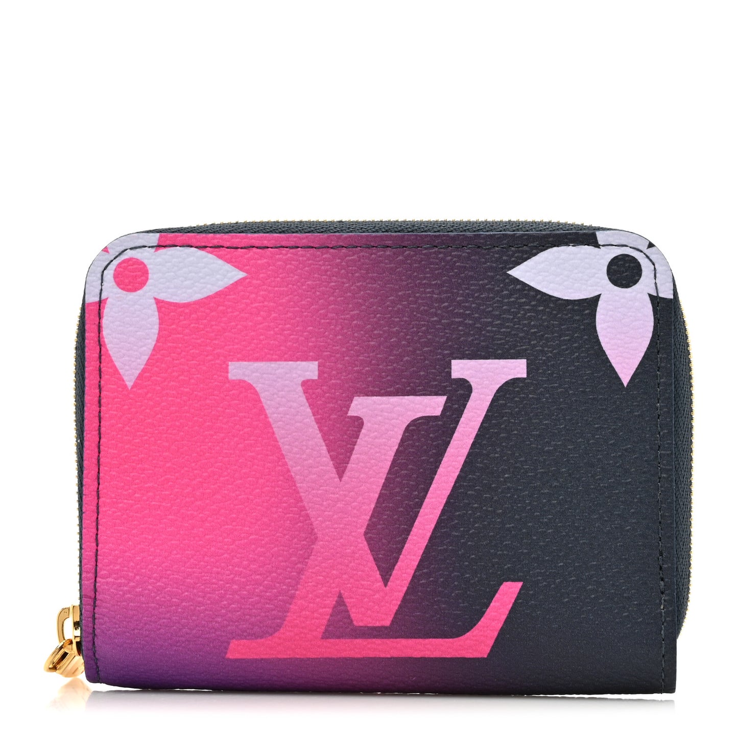 Monogram Giant Spring In The City Zippy Coin Purse Midnight Fuchsia