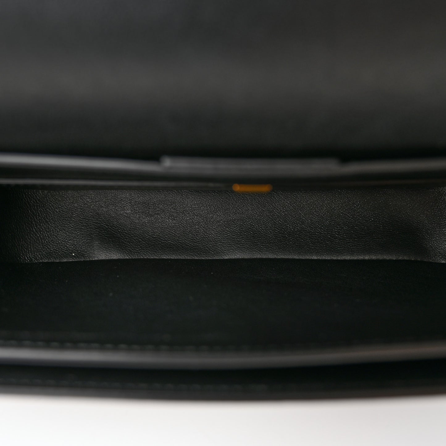 Calfskin Small Trapezio Crossbody Black