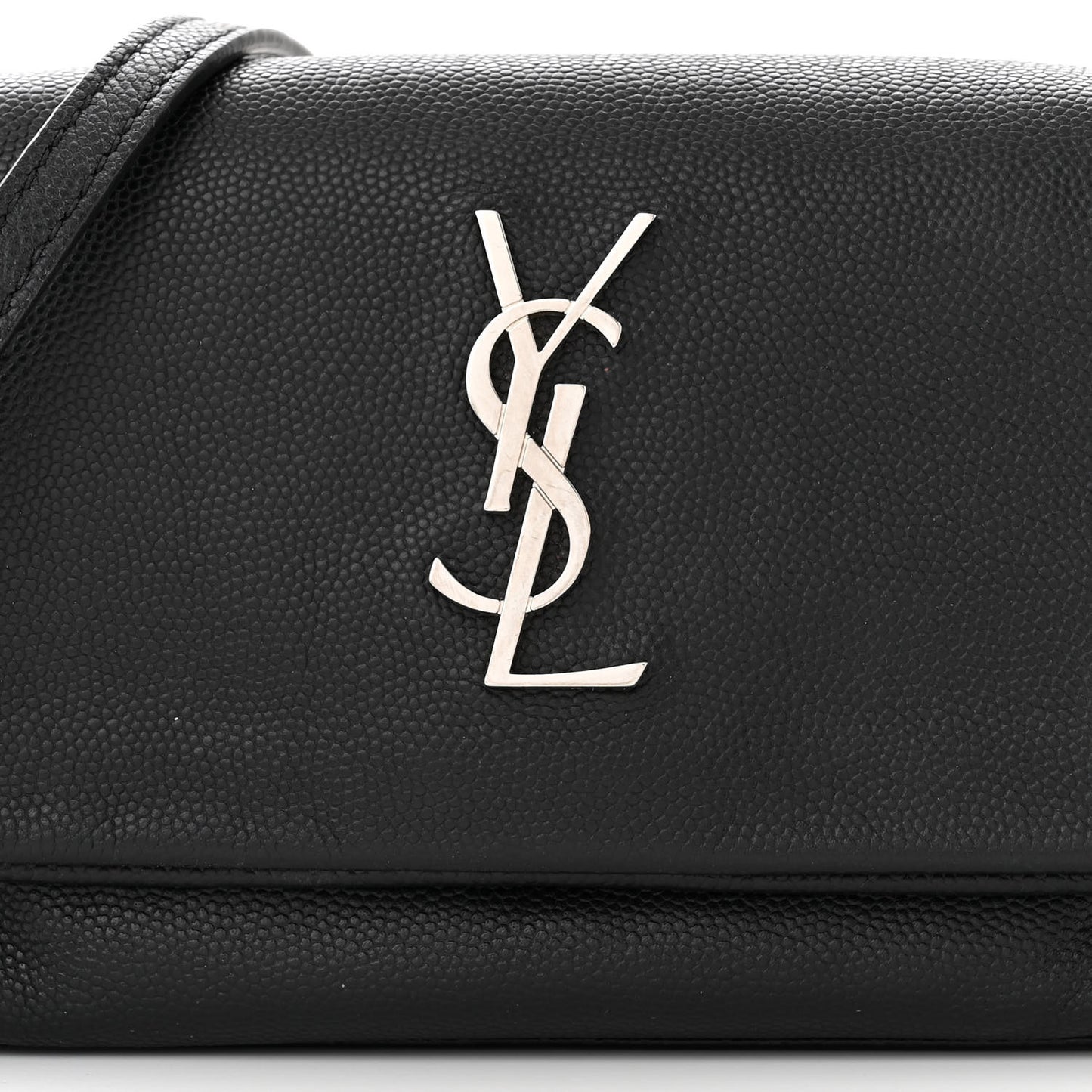 Grain De Poudre Monogram Toy West Hollywood Fold-Over Bag Black