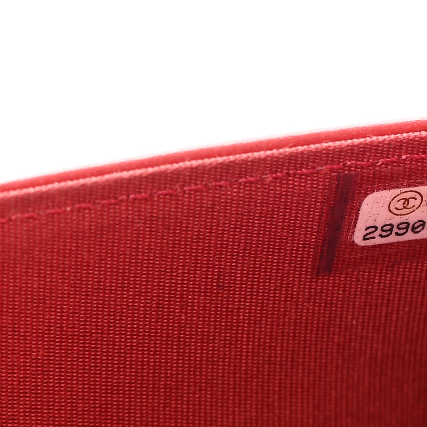 Caviar Quilted Boy Wallet On Chain WOC Red