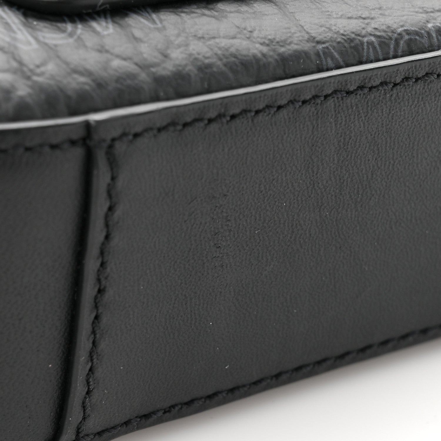 MCM Visetos Small Millie Crossbody Belt Bag Black 10 of 12