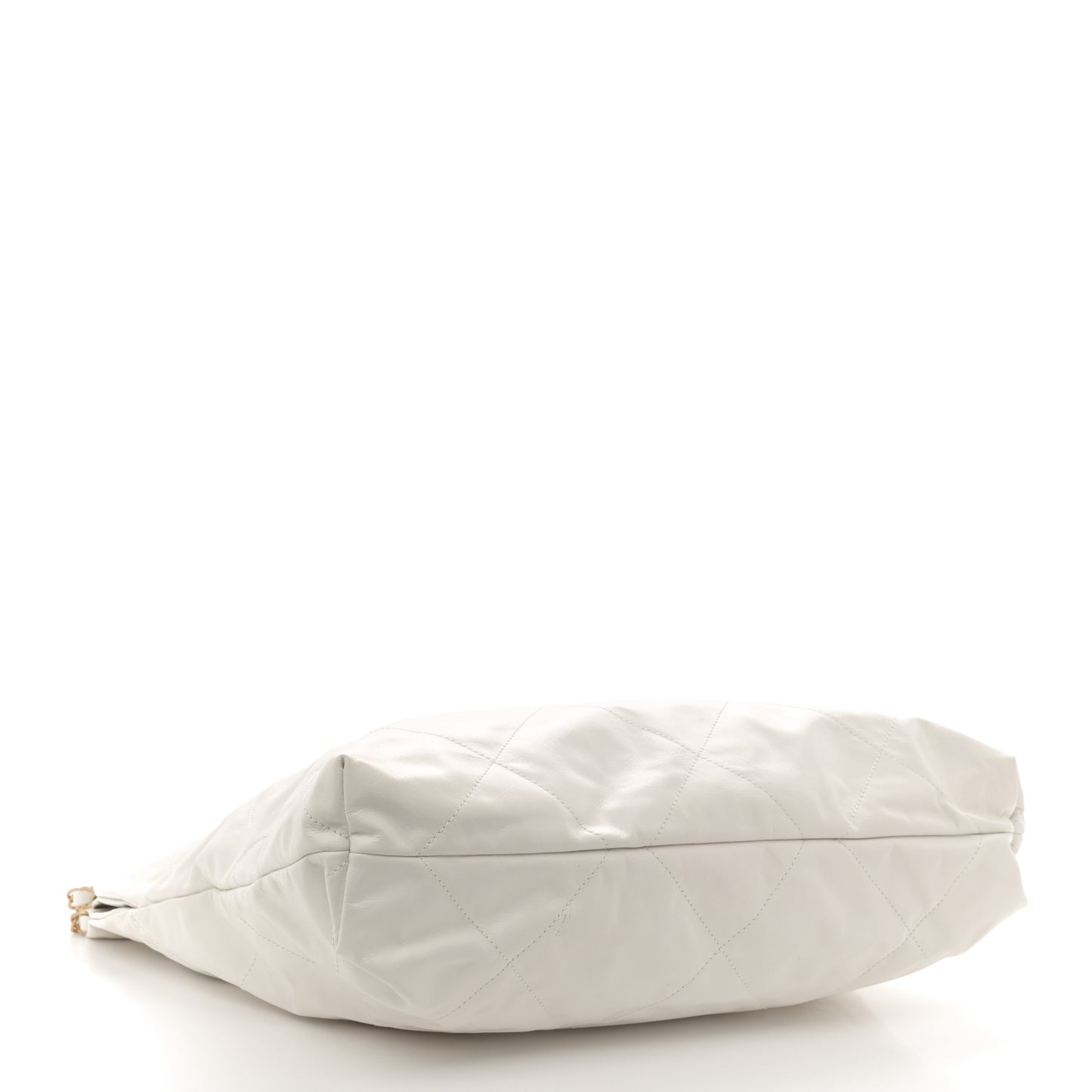 Calfskin Quilted Chanel 22 White