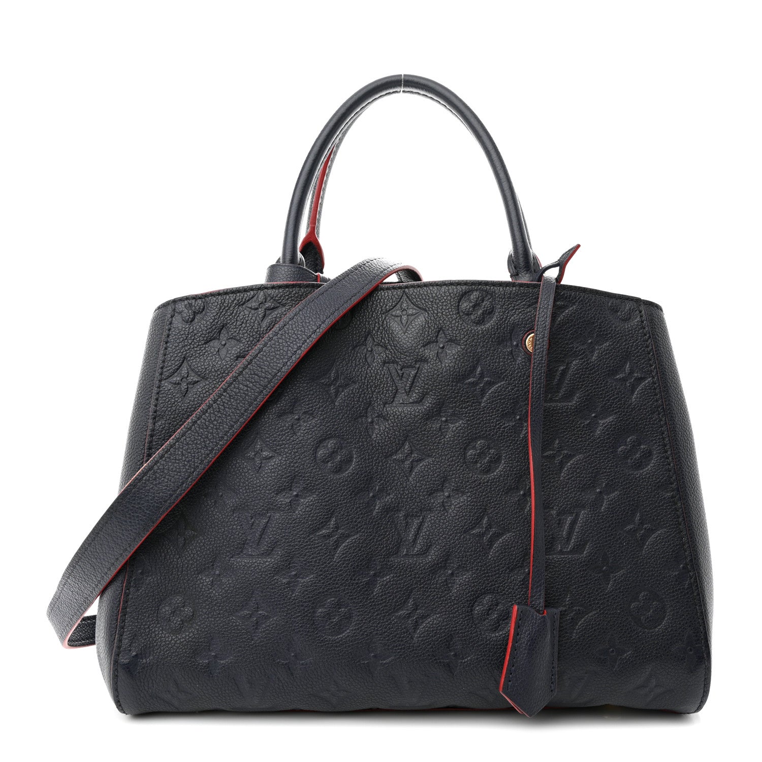 Louis Vuitton Empreinte Montaigne MM Marine Rouge 1 of 13