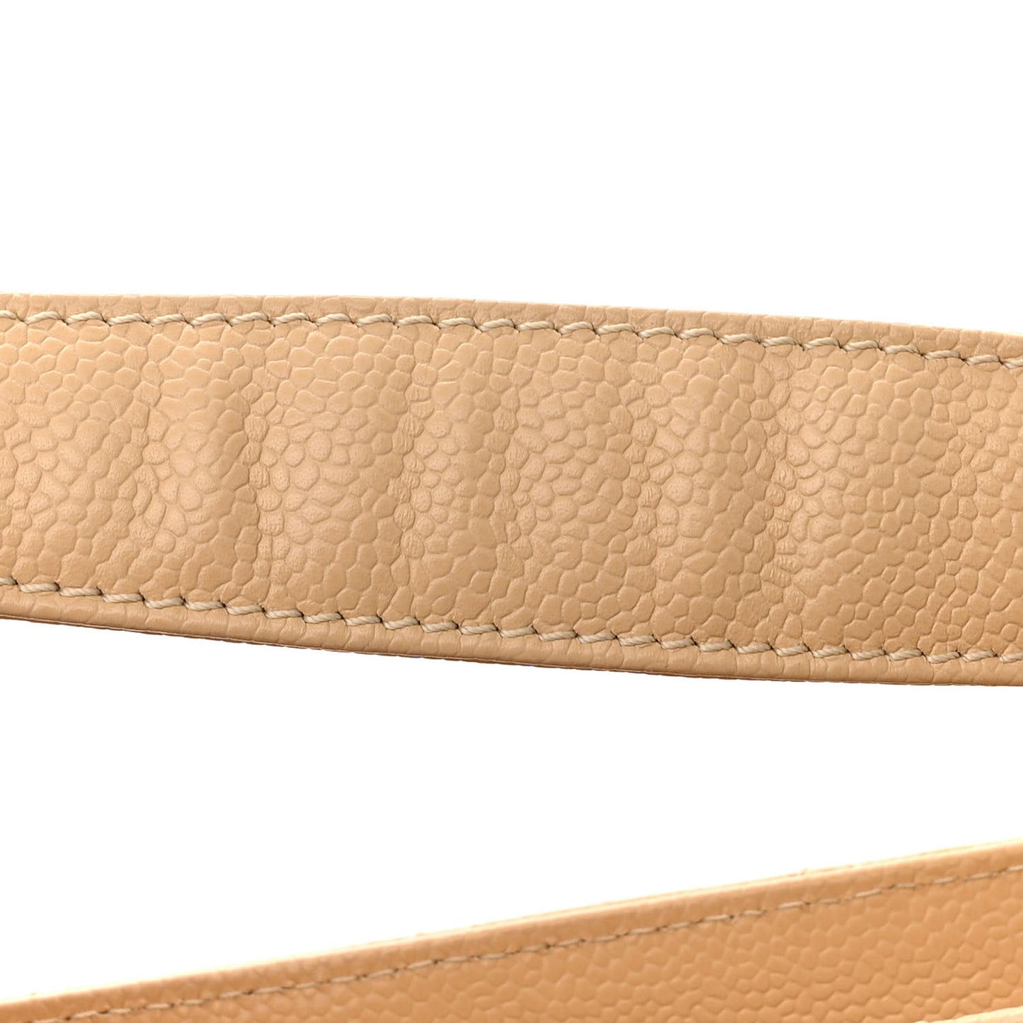 Caviar Quilted Grand Shopping Tote GST Beige Clair