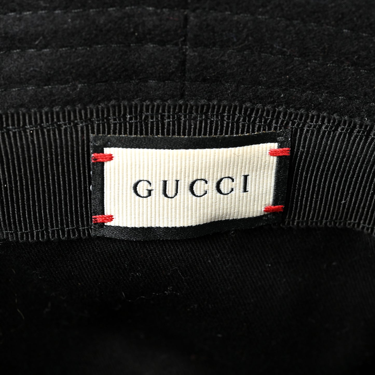 Double G Bucket Hat M Black Beige