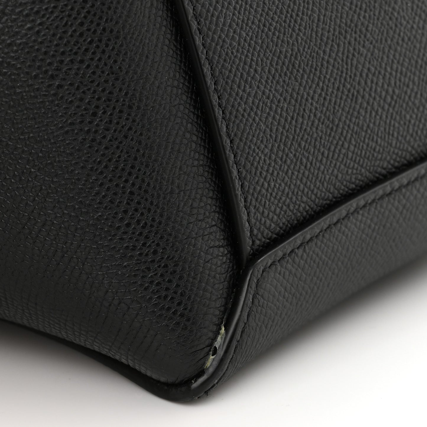 Grained Calfskin Nano Belt Bag Black