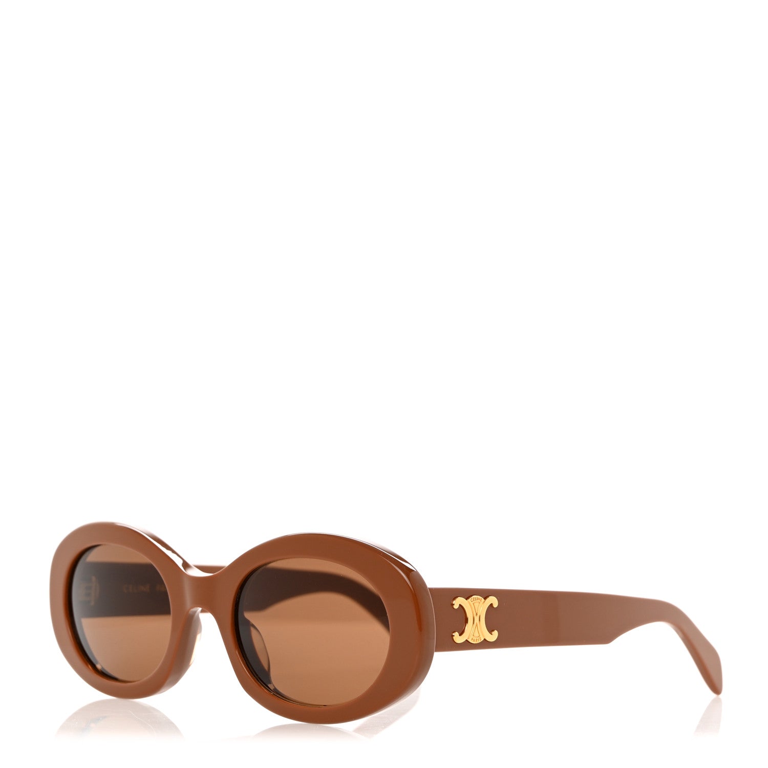 Celine Acetate Triomphe 01 Sunglasses CL40194U Brown 1 of 7