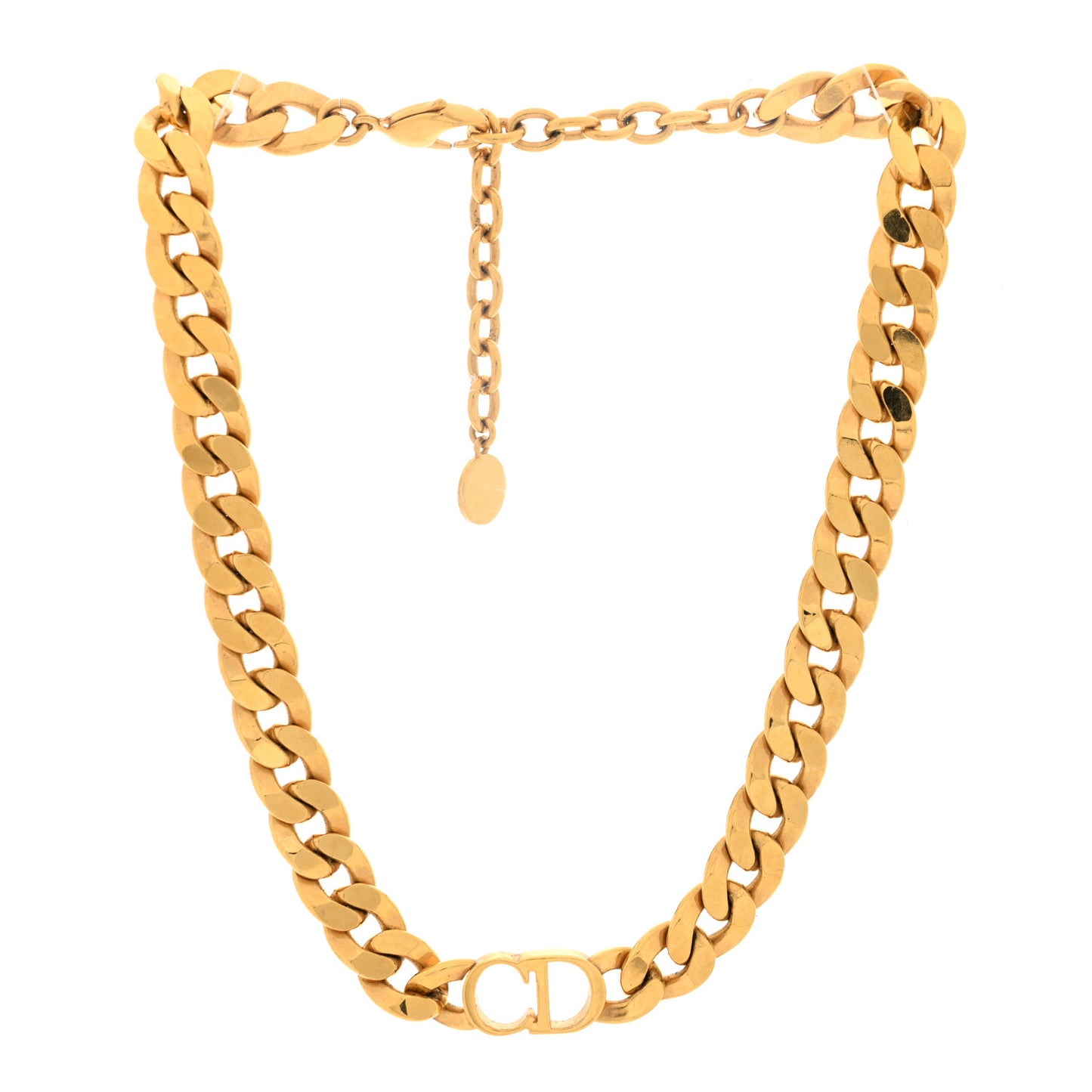 Metal Danseuse Etoile Chain Choker Necklace Gold