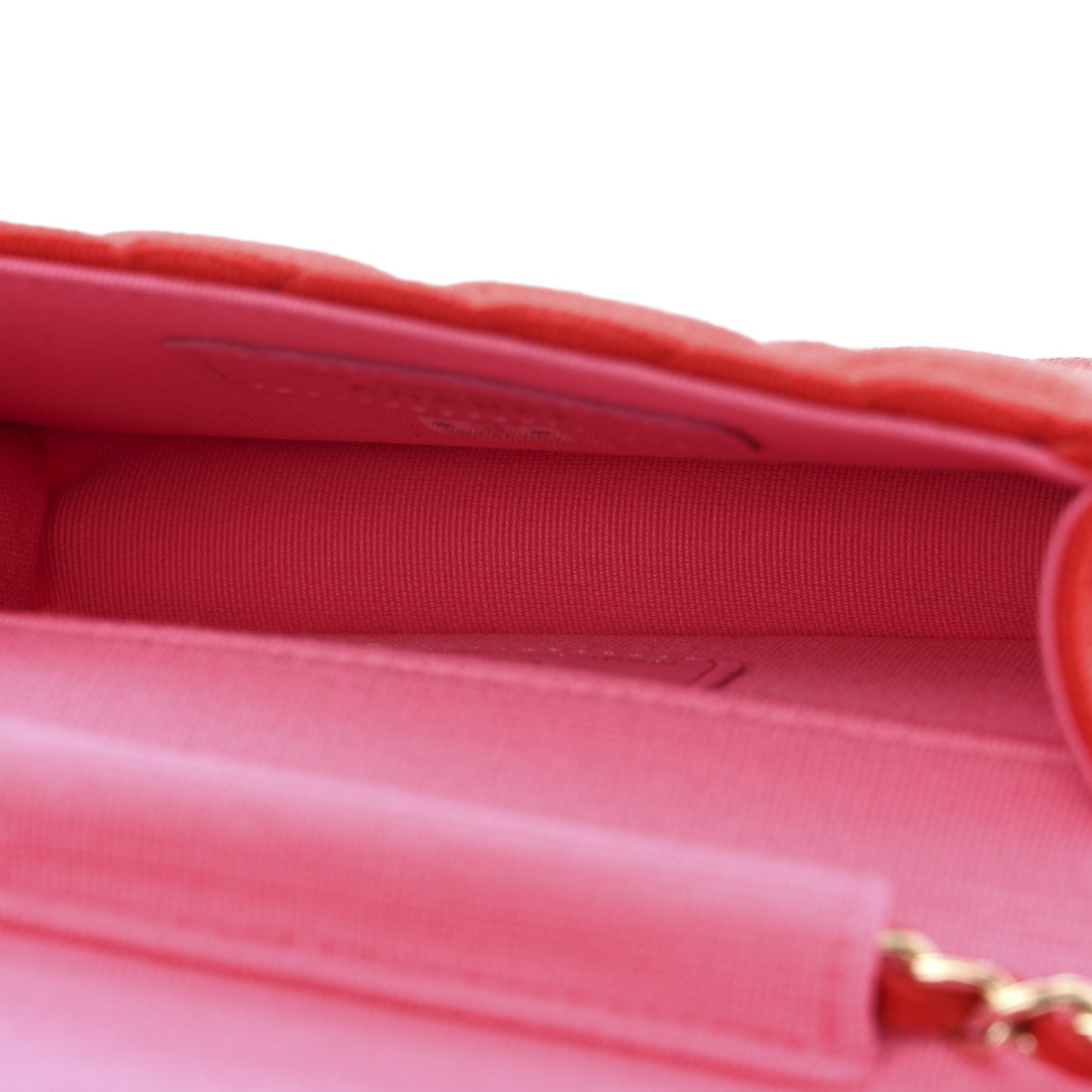 Jersey Quilted Micro Mini Flap Red
