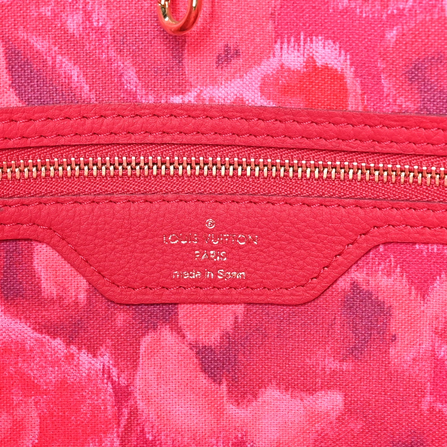 Monogram Articles de Voyage Ikat Neverfull MM Rose Indien