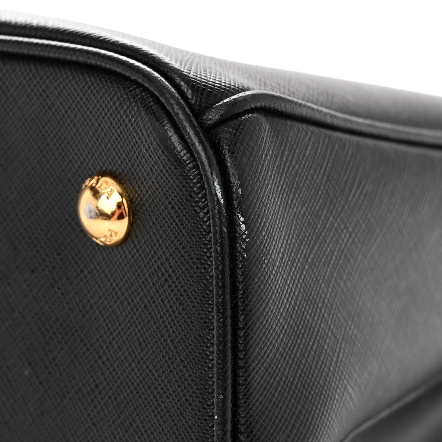 Prada Saffiano Medium Galleria Double Zip Tote Black 11 of 11
