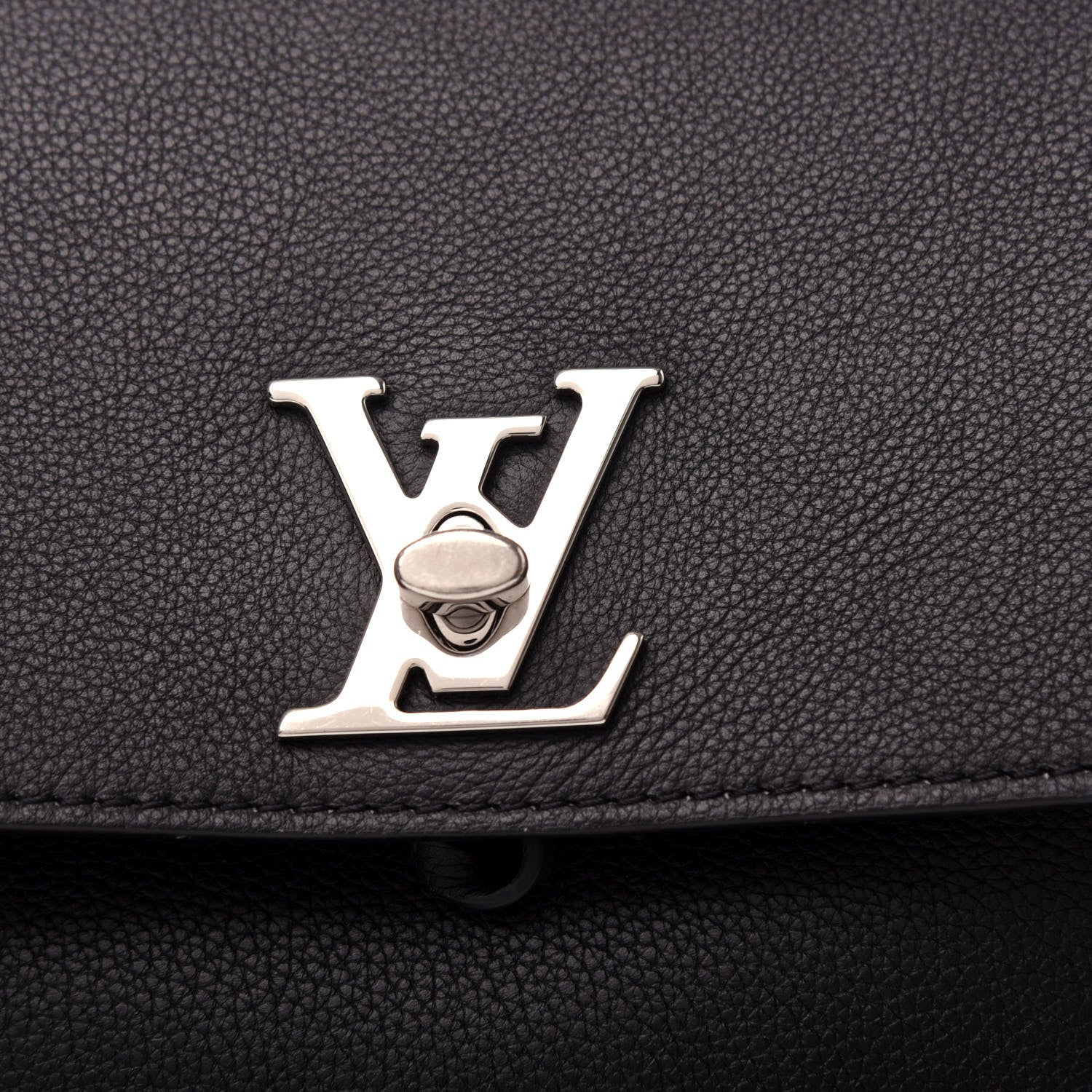 Louis Vuitton Calfskin Lockme Backpack Black 10 of 10