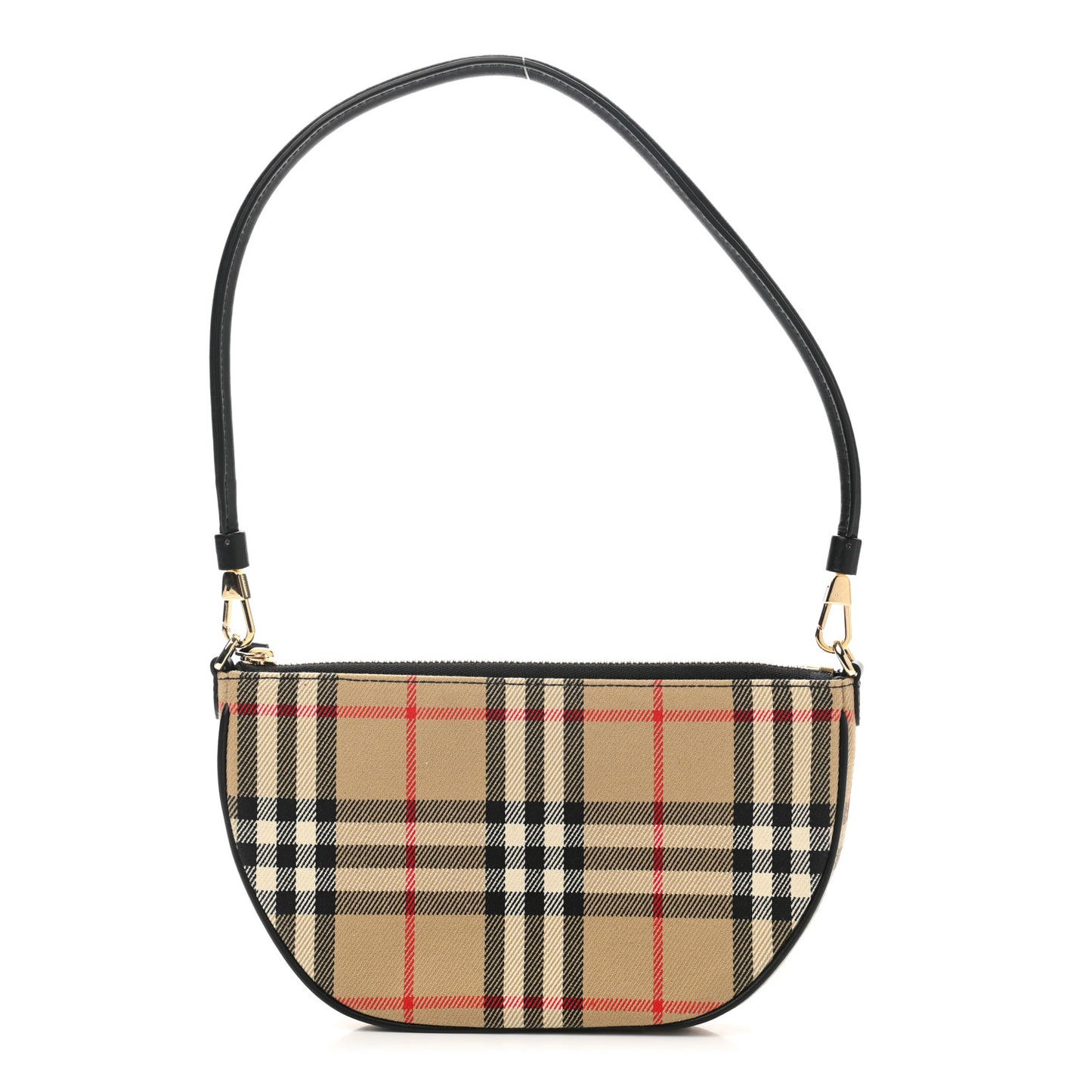 Vintage Check Calfskin Olympia Pouch Archive Beige