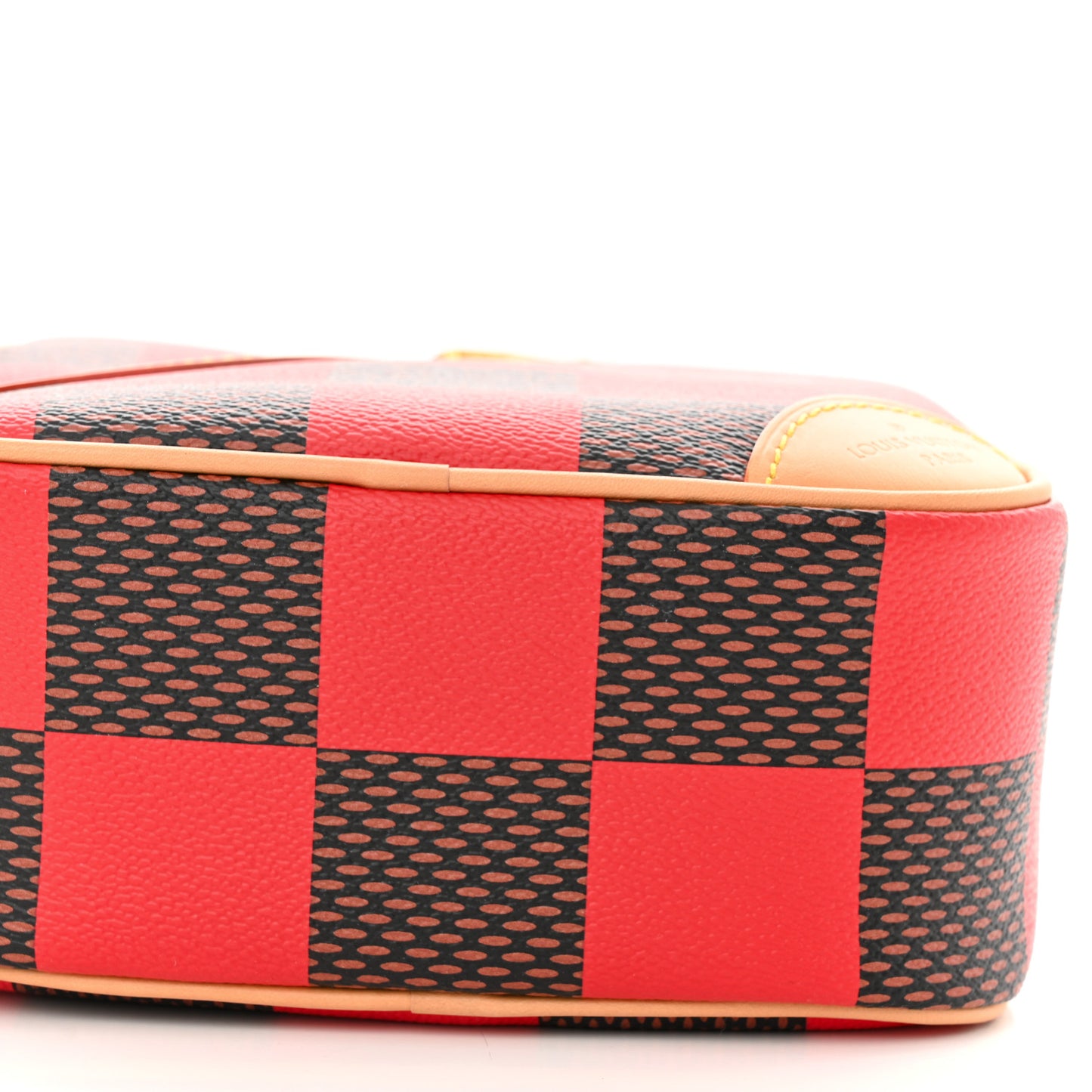 Damier Pop Chess Messenger Red