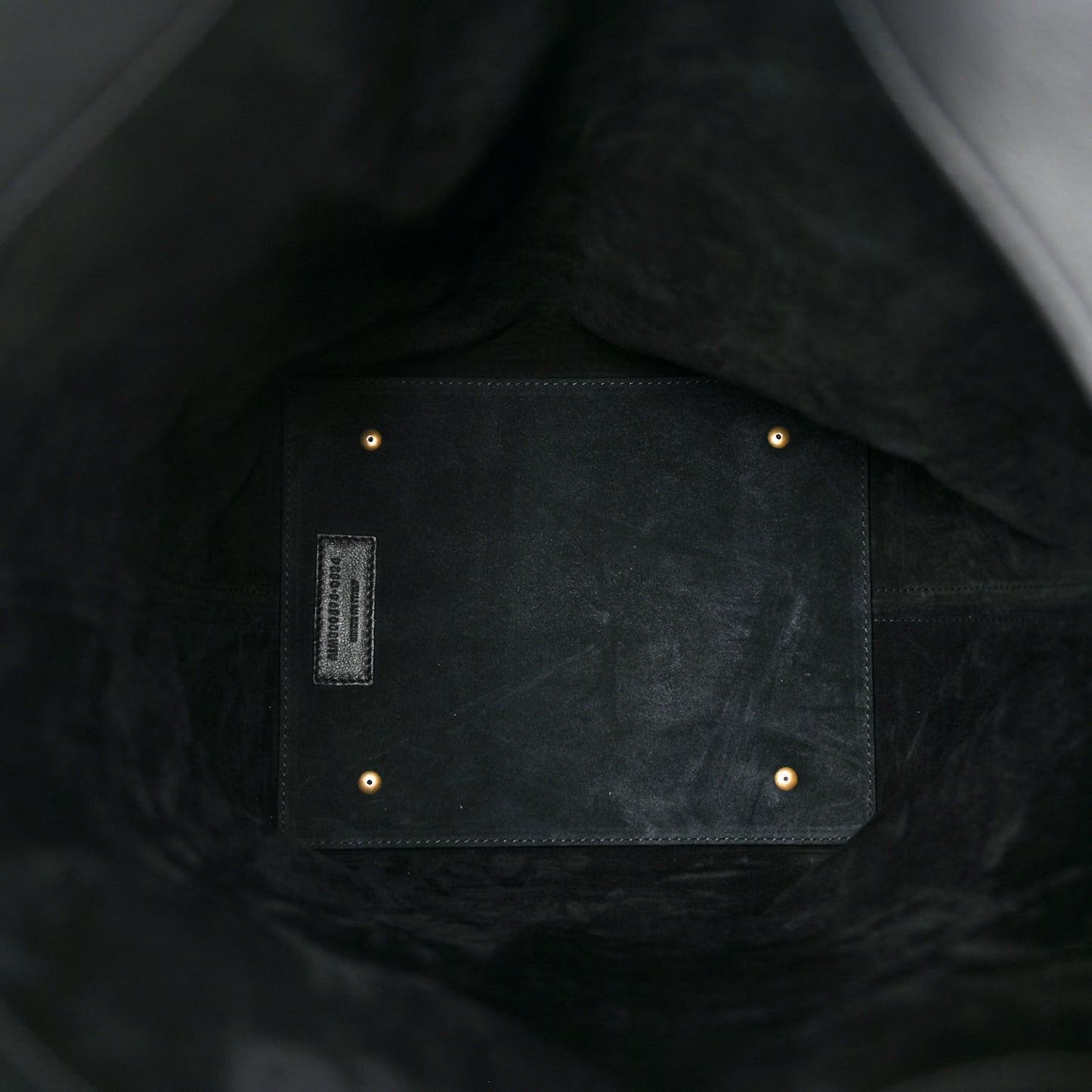 Shiny Calfskin Le 37 Long Bucket Bag Black