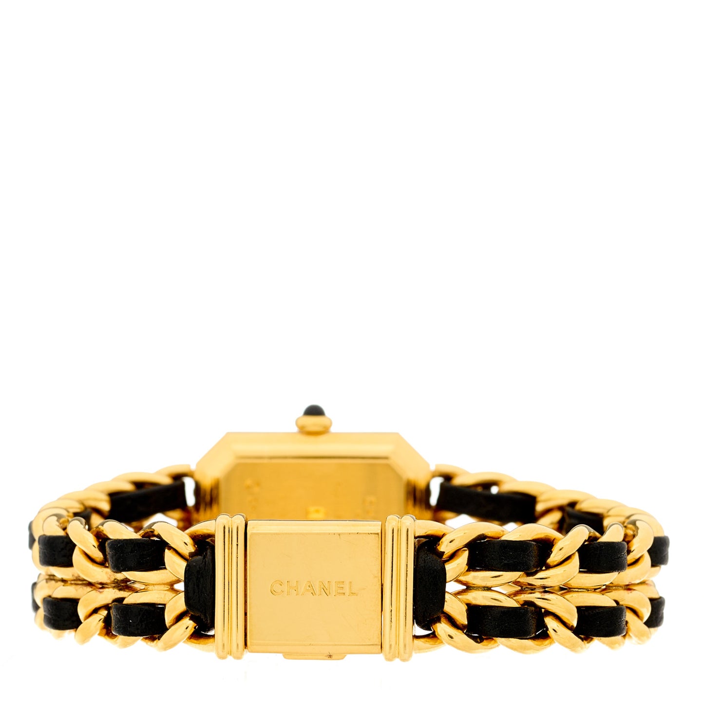 Stainless Steel Lambskin 20mm Chain Premiere Quartz Watch Gold L