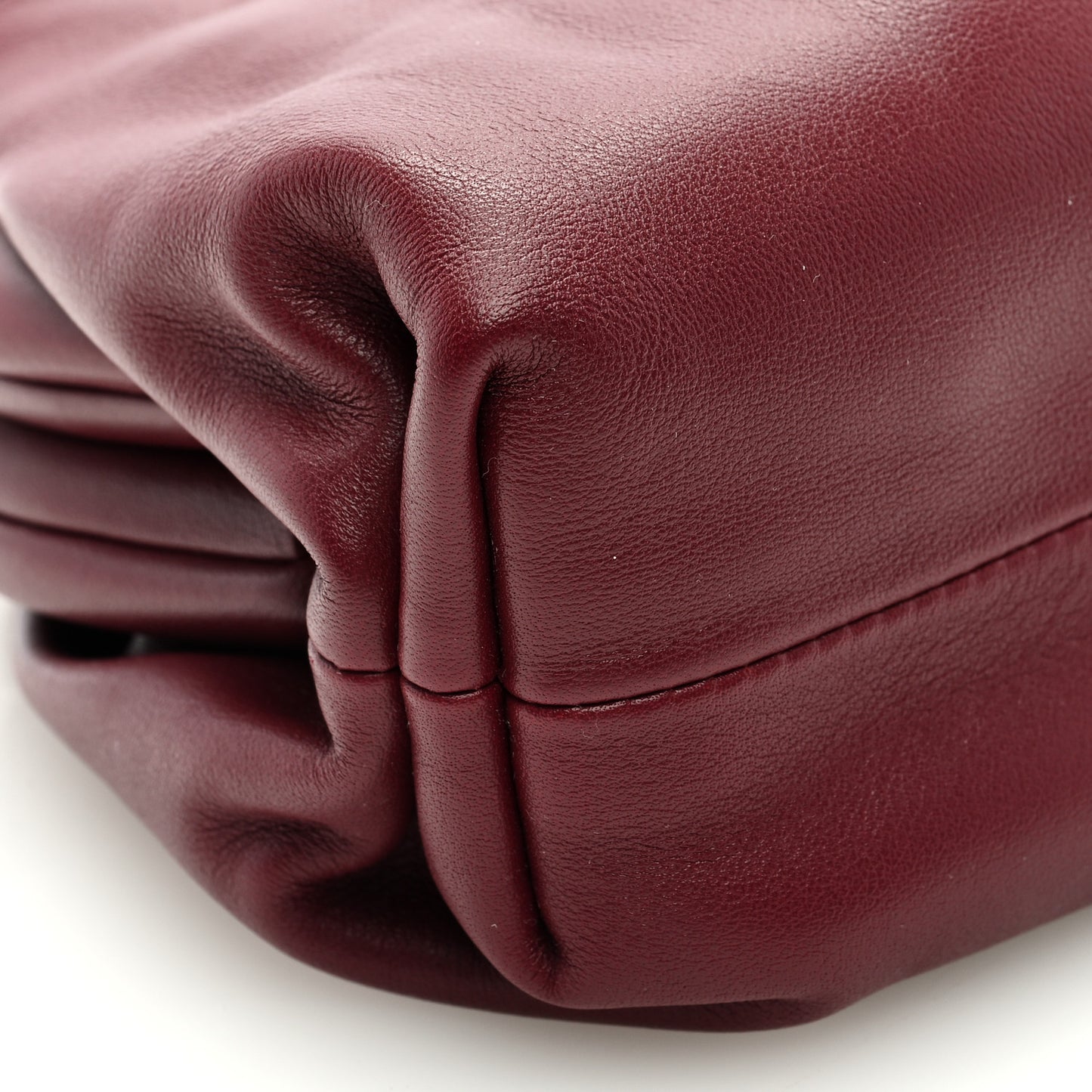 Butter Calfskin The Mini Pouch Bordeaux