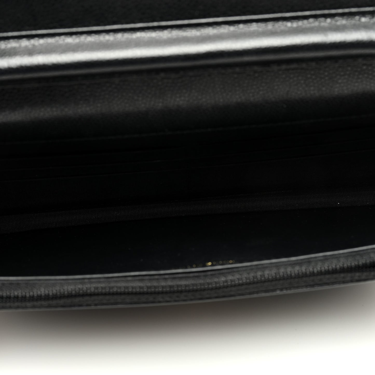 Caviar Quilted French New Wave Chain CC Wallet On Chain WOC Black