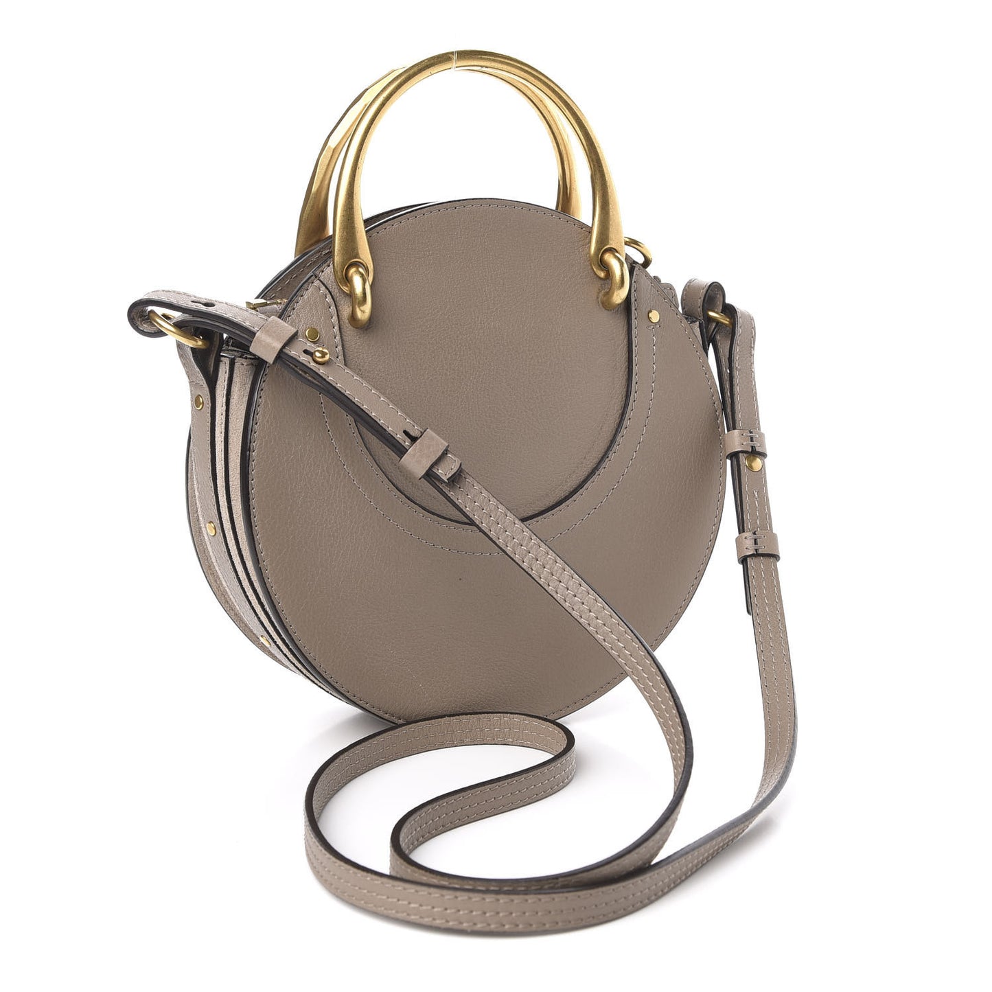 Calfskin Suede Small Pixie Bag Motty Grey