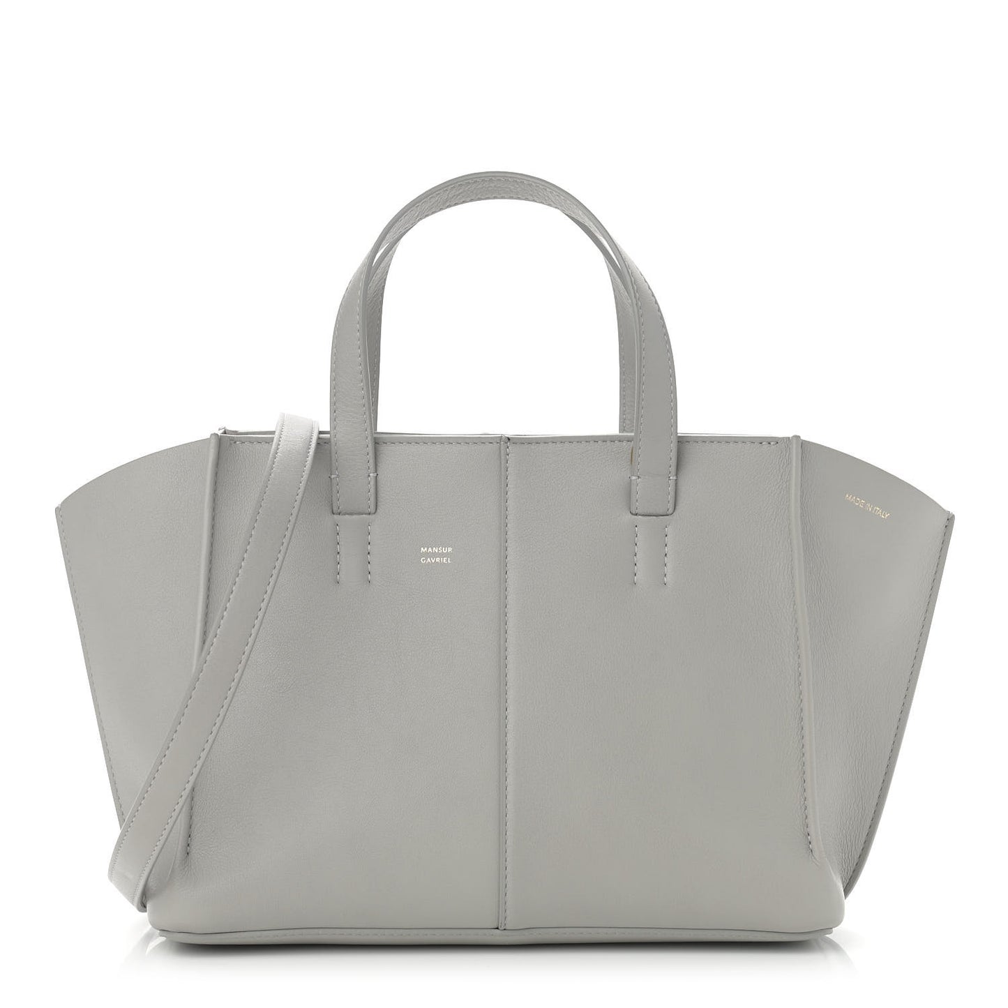 Calfskin Mini Zip Multitude Tote Stone