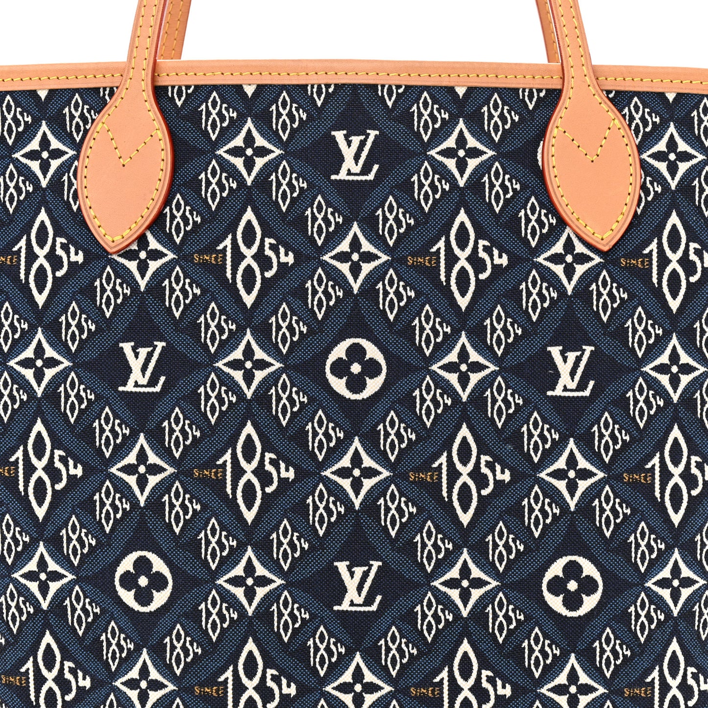 Jacquard Since 1854 Neverfull MM Blue