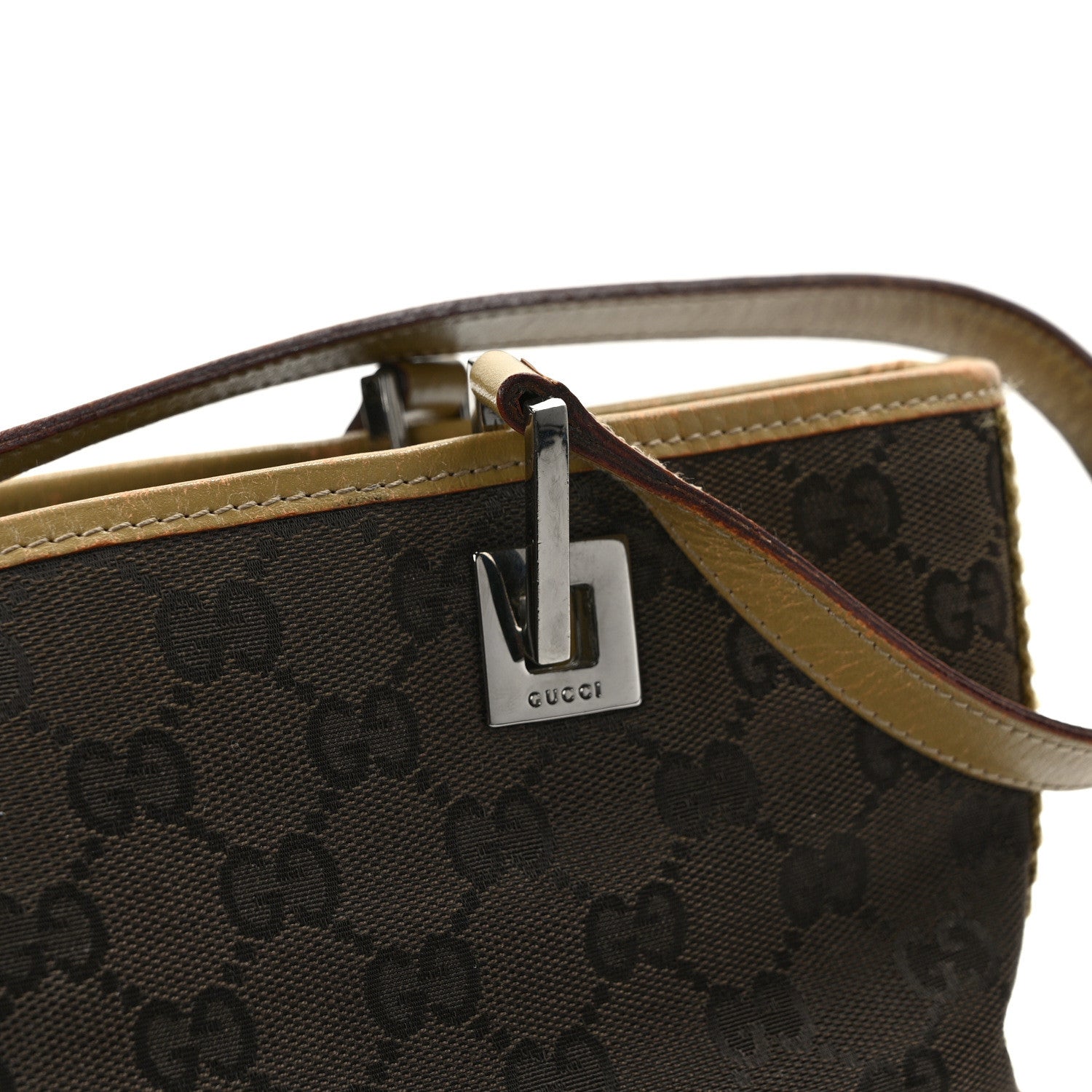 Gucci Monogram Bucket Tote Brown 15 of 15