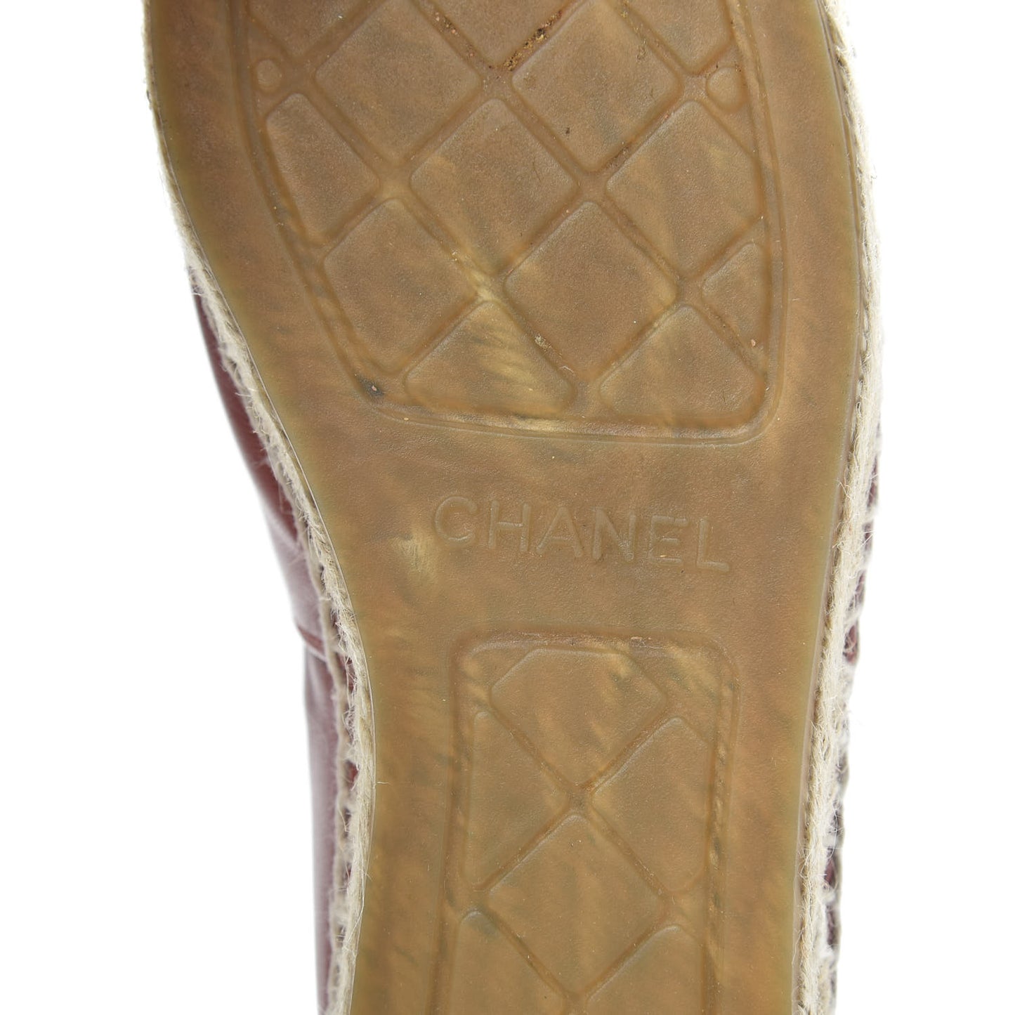 Lambskin CC Espadrilles 38 Brown
