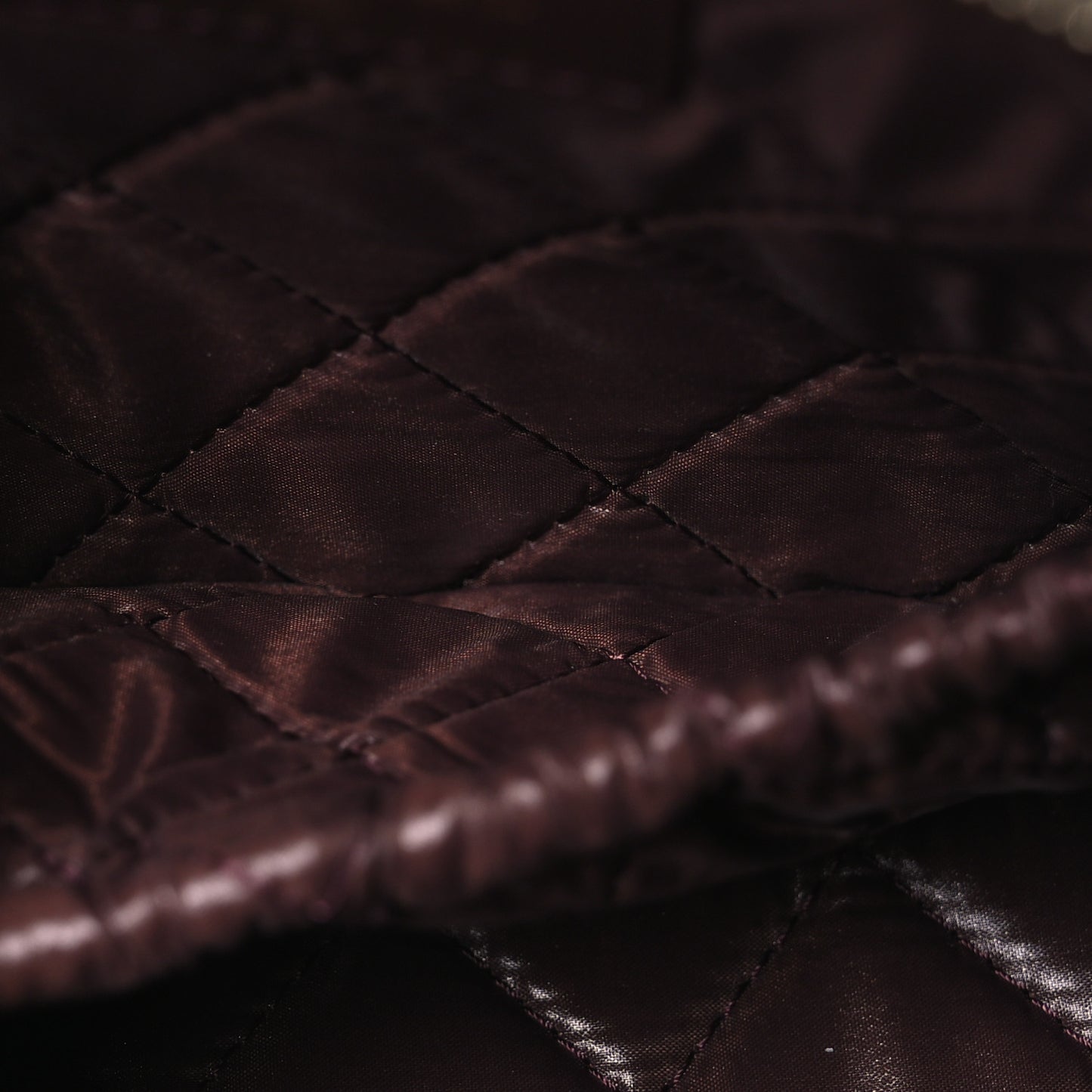 Caviar Quilted Small Cosmetic Case Black