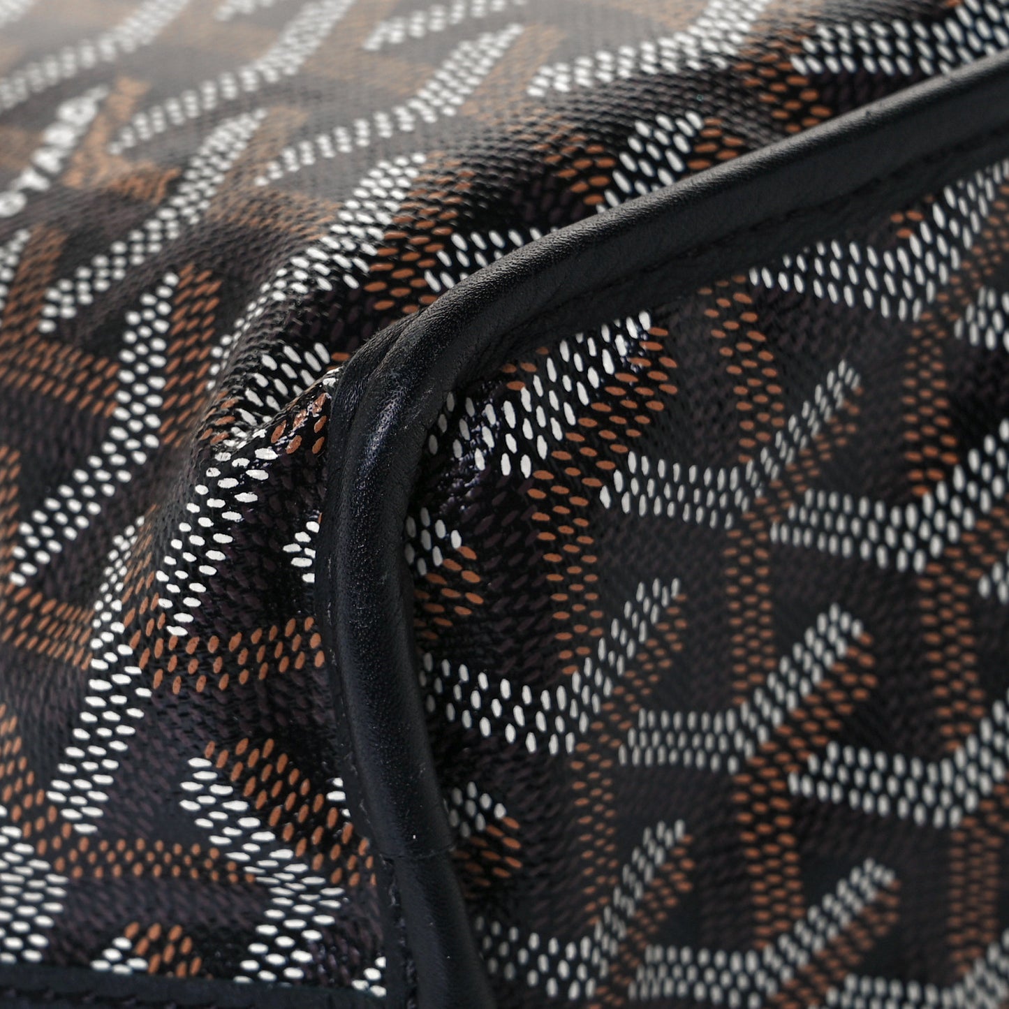 Goyardine Reversible Mini Anjou Black