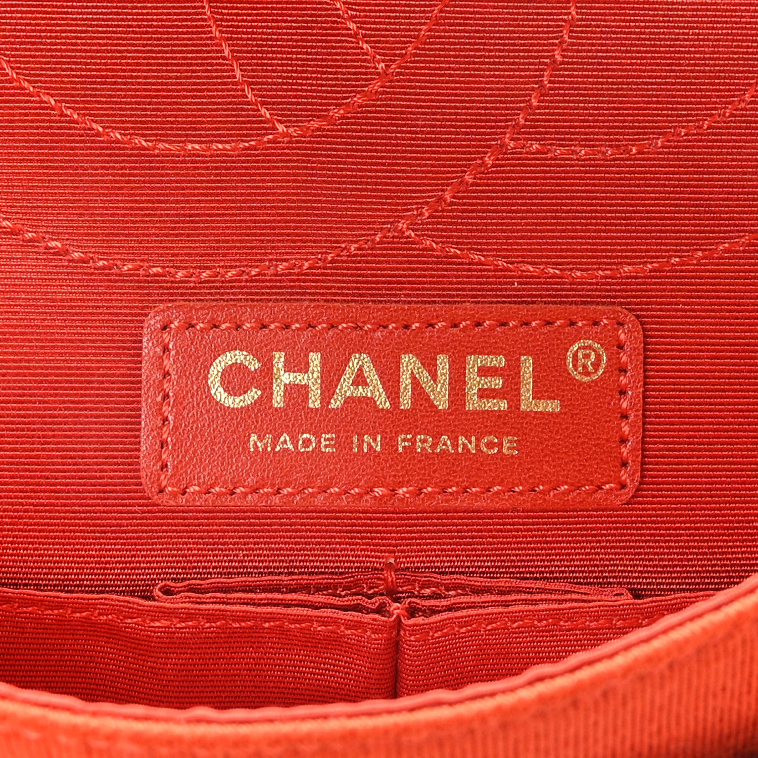 Chanel Satin Coco's Croc 2.55 Reissue 224 Flap Orange 6 of 10
