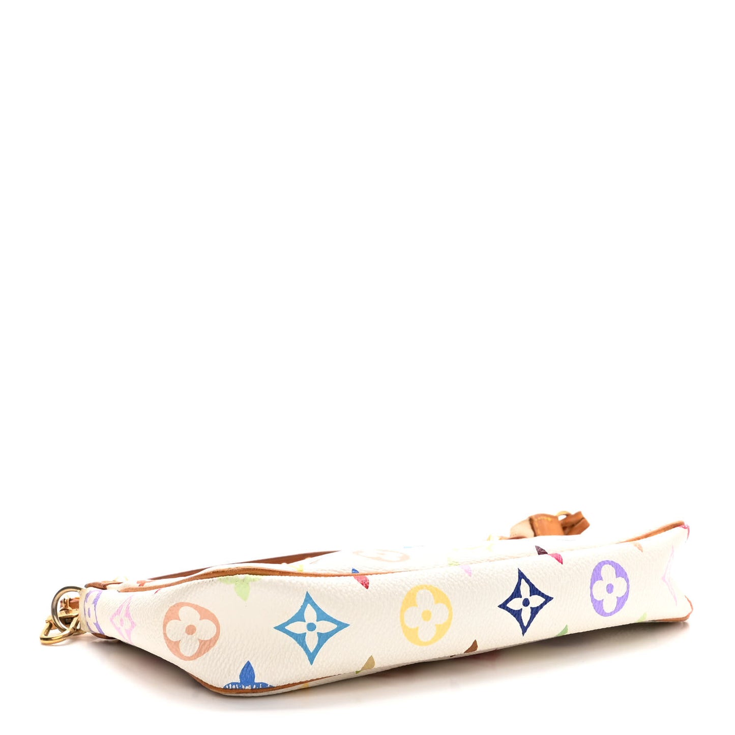 Monogram Multicolor Pochette Accessories White