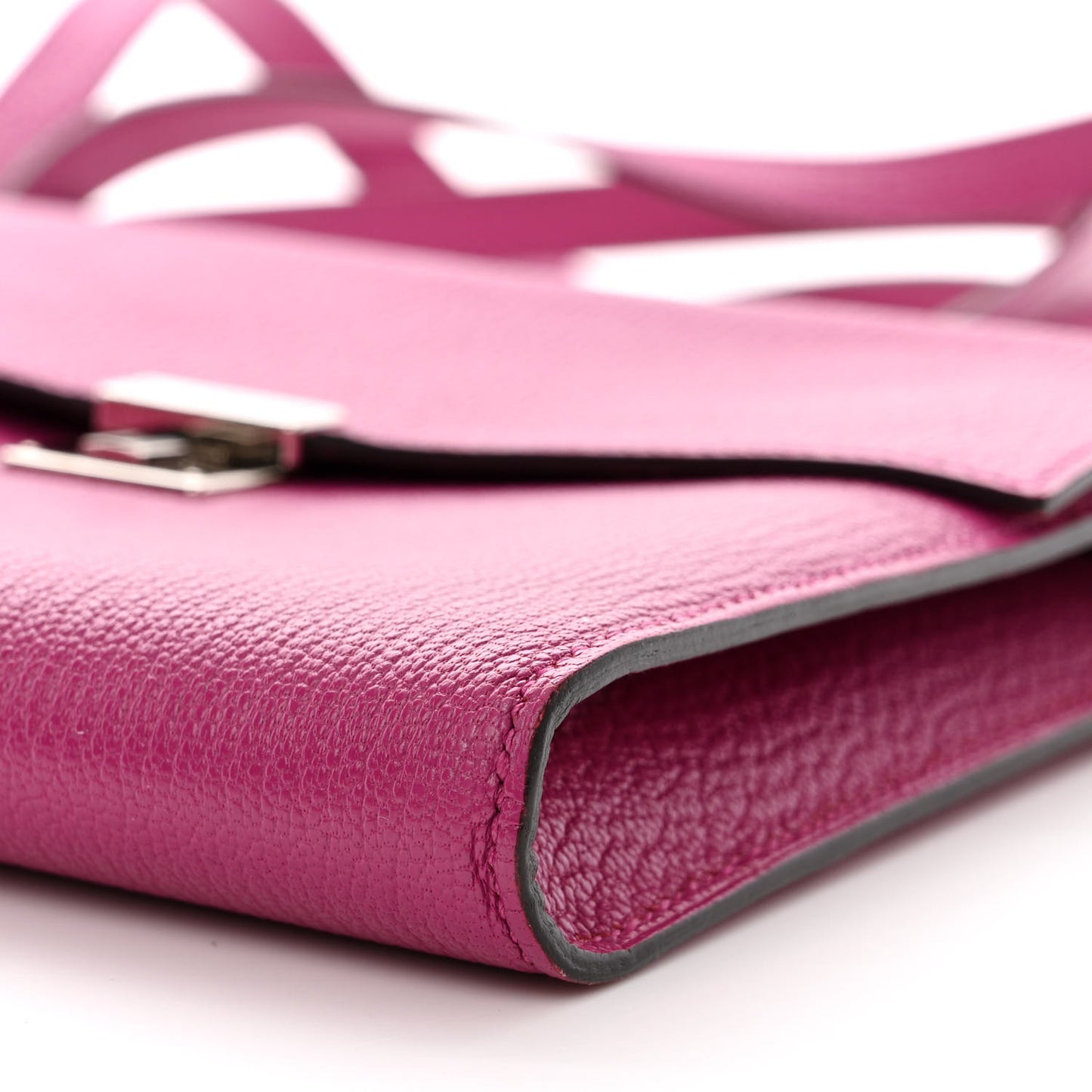 Chevre Mysore Clic 16 Wallet Rose Poupre