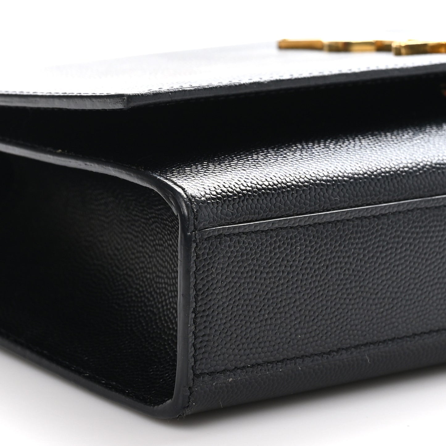 Grain De Poudre Medium Classic Monogram Kate Satchel Black