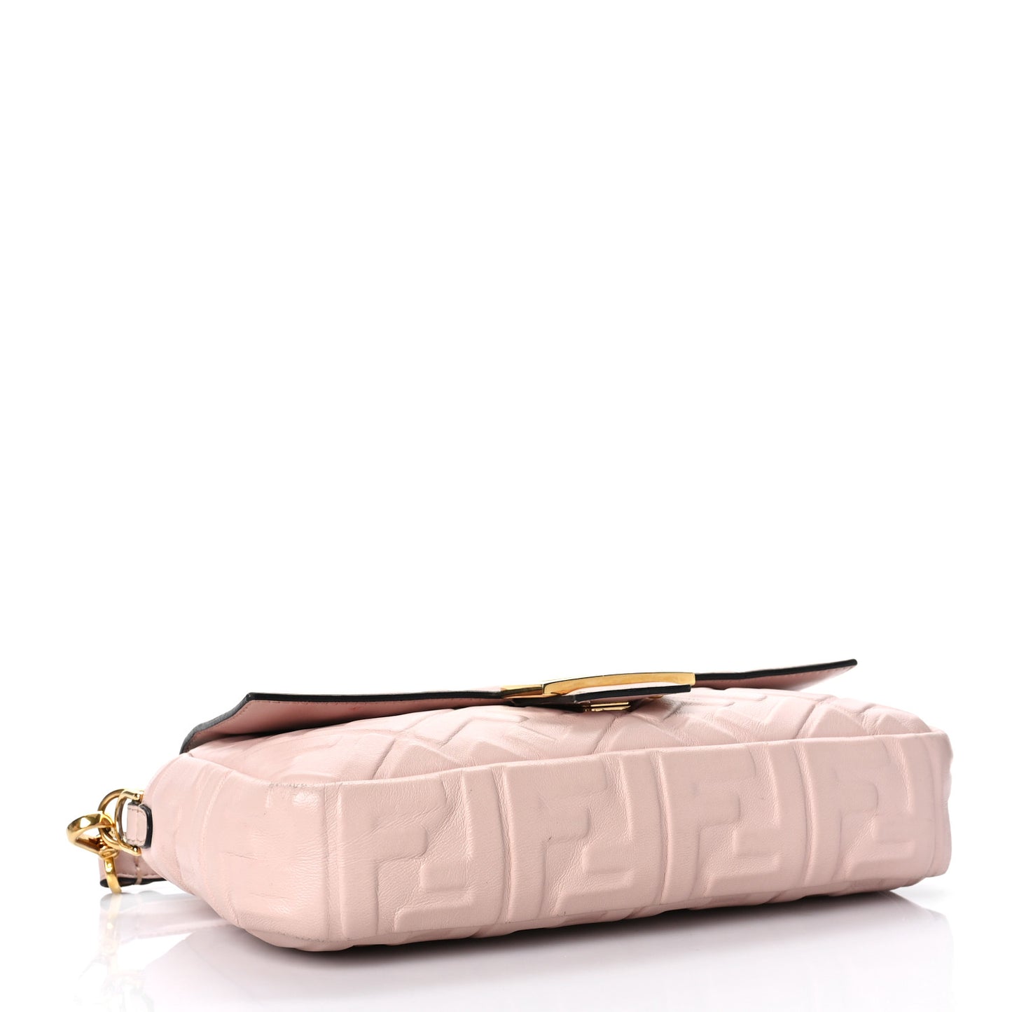 Nappa FF 1974 Embossed Baguette Rosa Quarzo