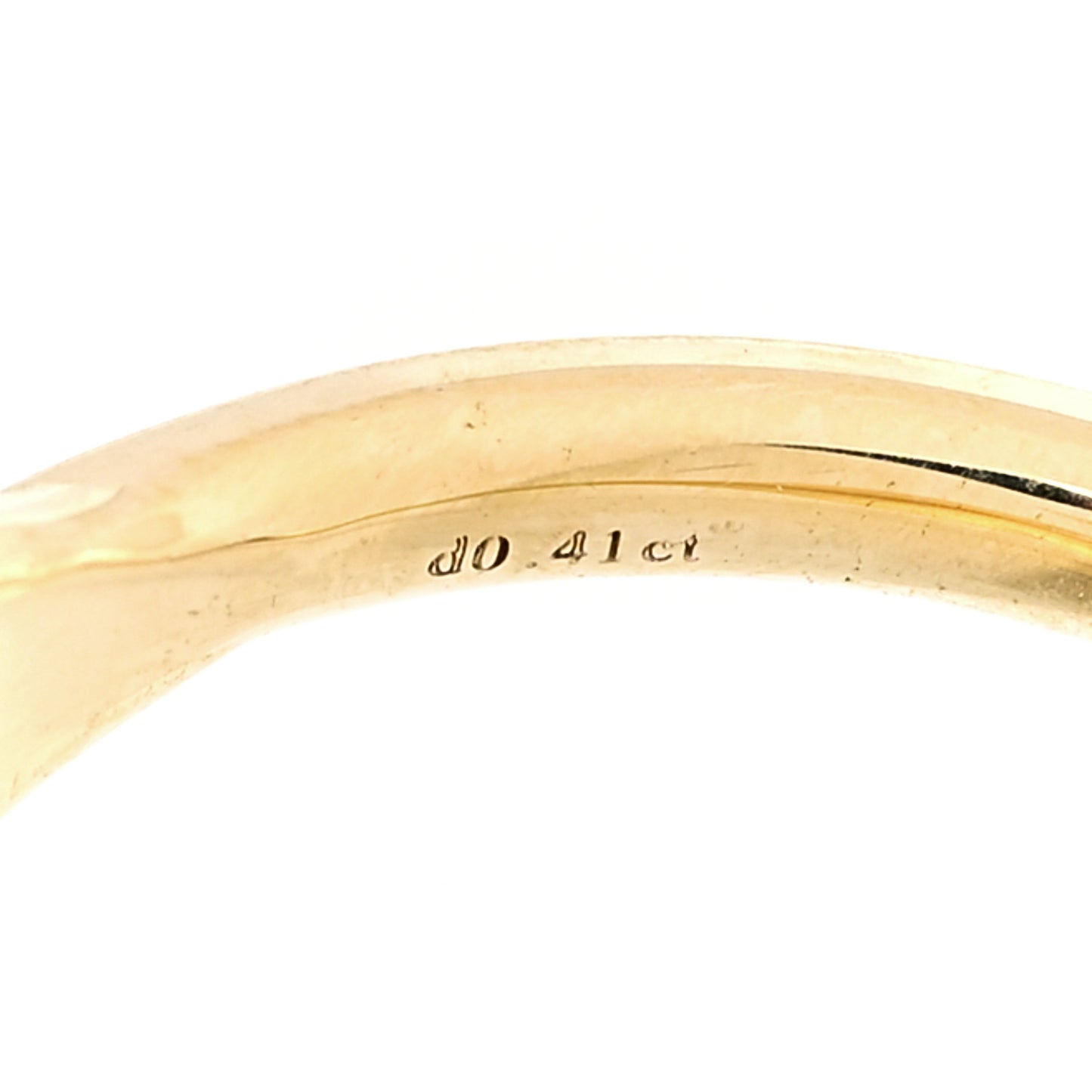 18K Yellow Gold Diamond Victoria Vine Bypass Ring 49 5