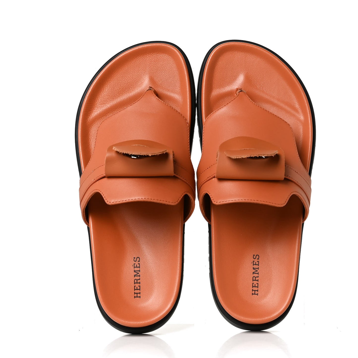 Calfskin Womens Empire Sandals 38 Marron Glaise
