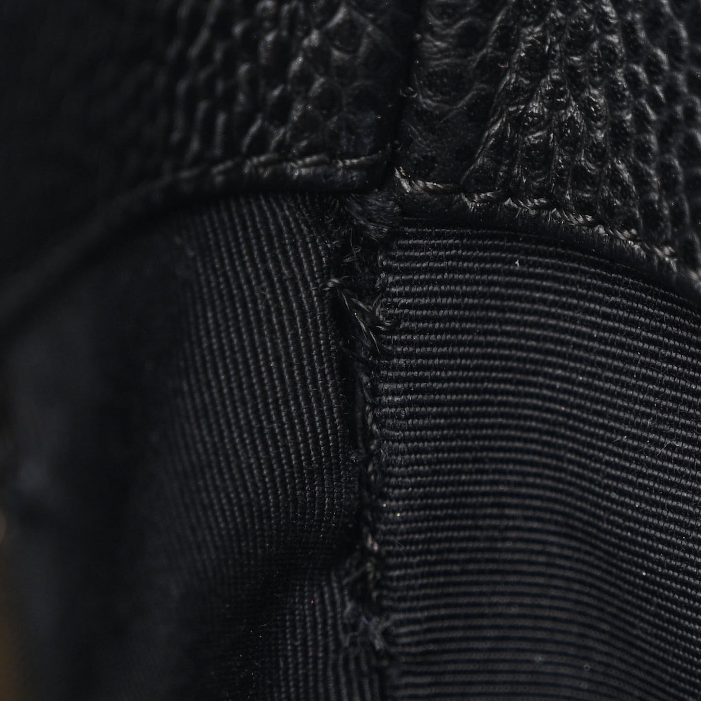 Caviar Quilted Grand Shopping Tote GST Black