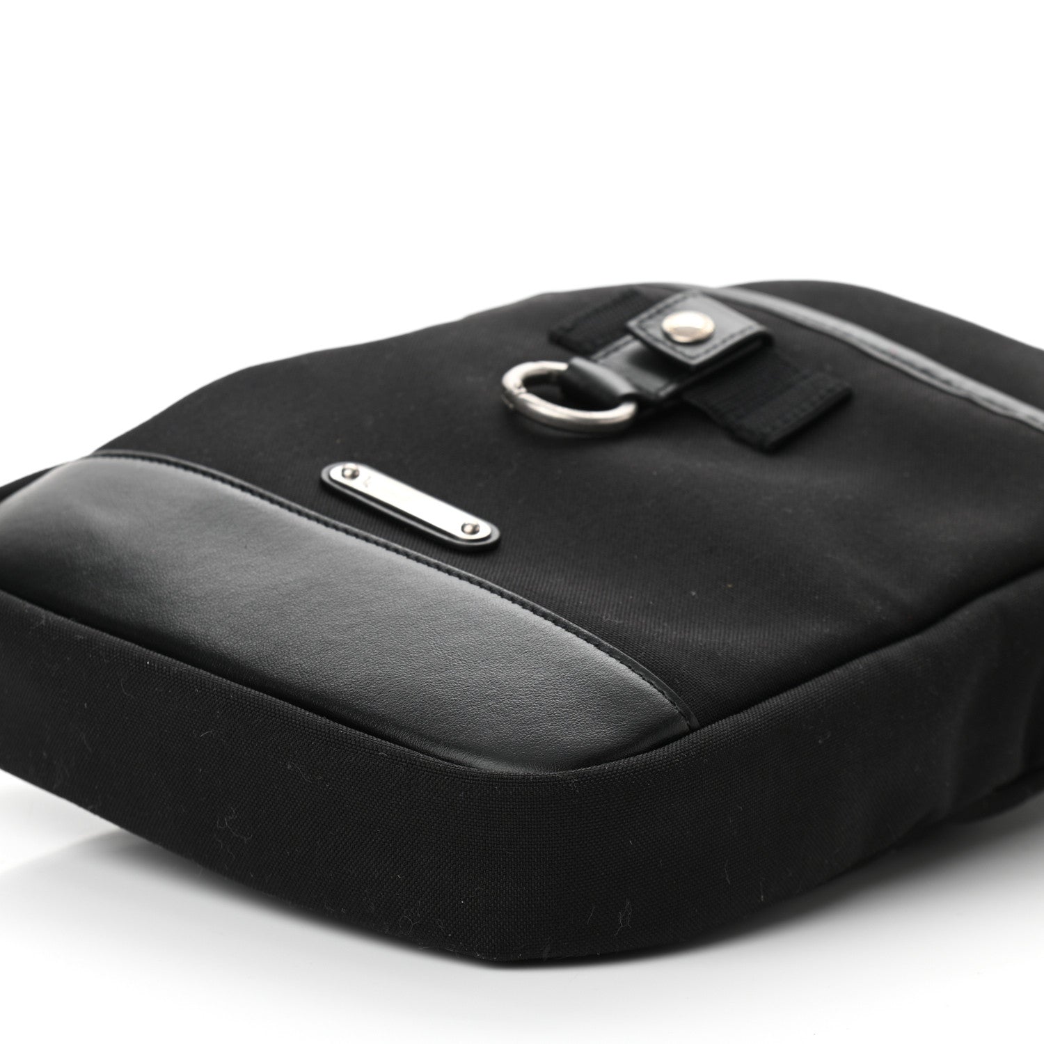 Saint Laurent Canvas Rivington Race Pouch Black 9 of 9