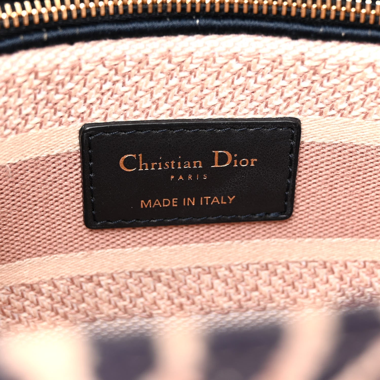 Christian Dior CHRISTIAN DIOR Canvas Embroidered Medium Tie And Dior Lady D-Light 6 of 14