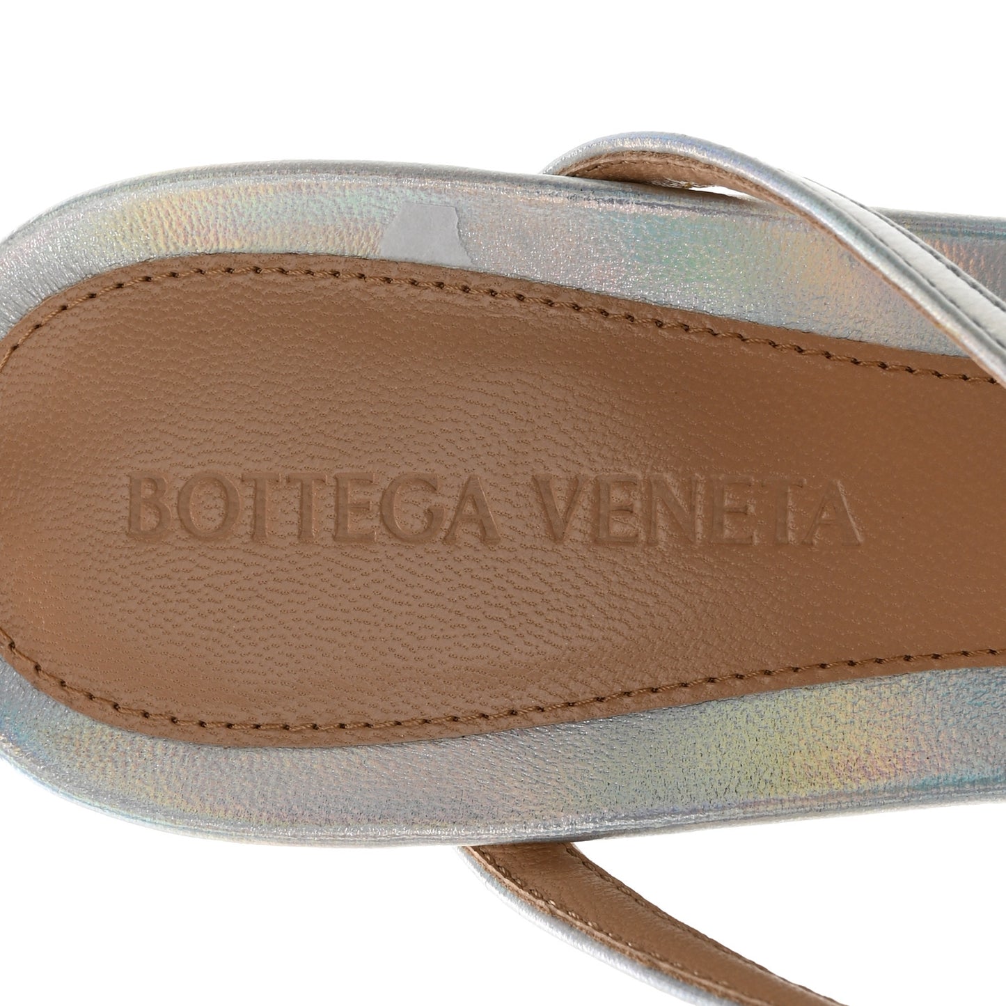 Laser Nappa Stretch Multi Strap 90mm Sandals 37 Moon Drop