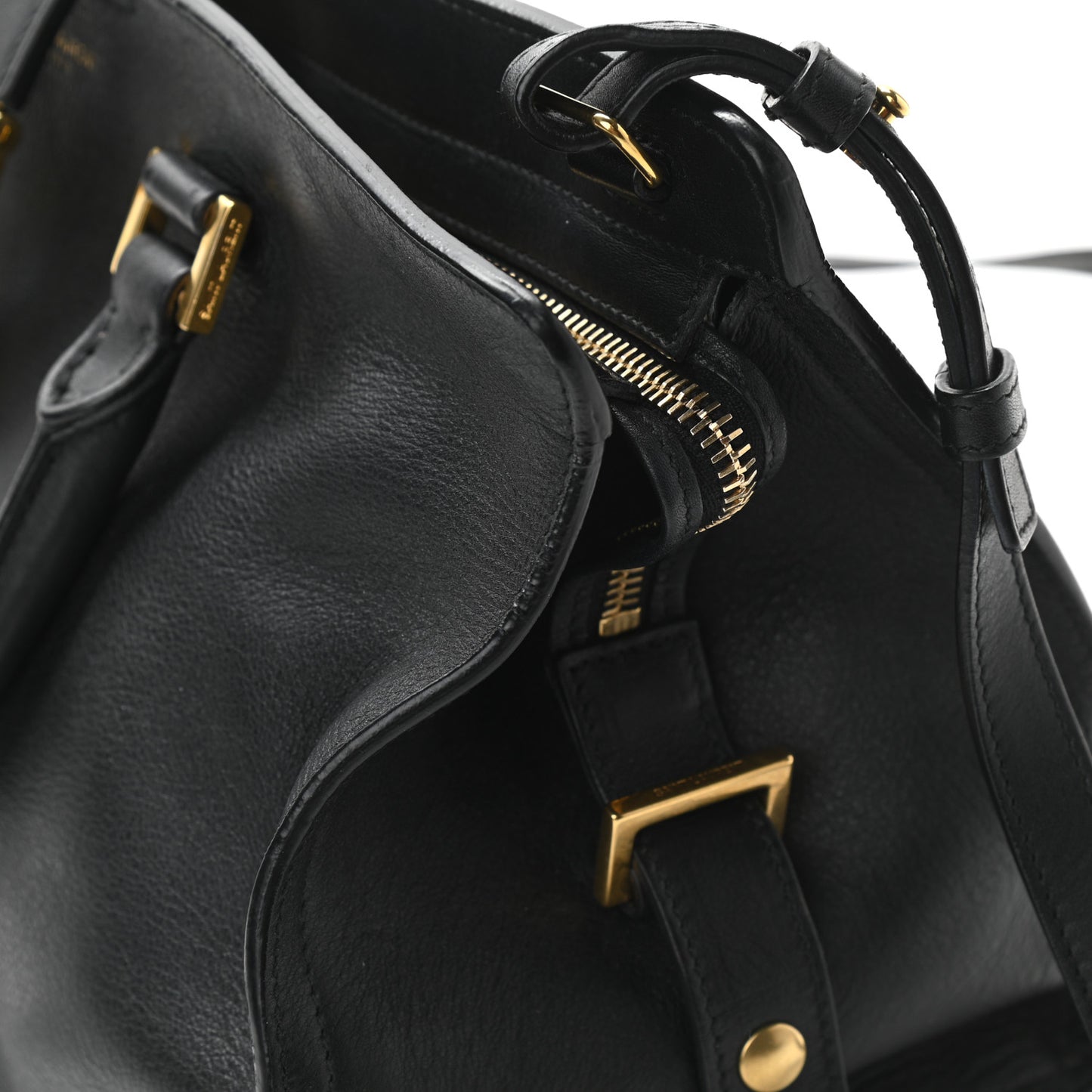 Calfskin Small Classic Y Cabas Black