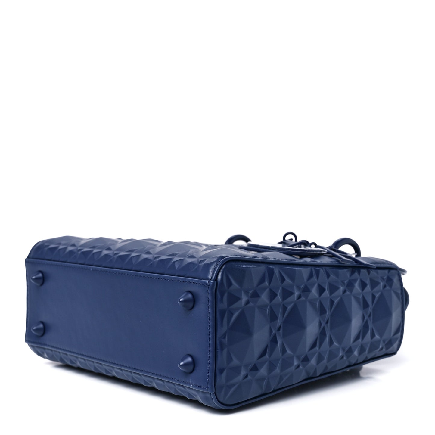 Calfskin Cannage Diamond Small My ABCDior Blue Royale