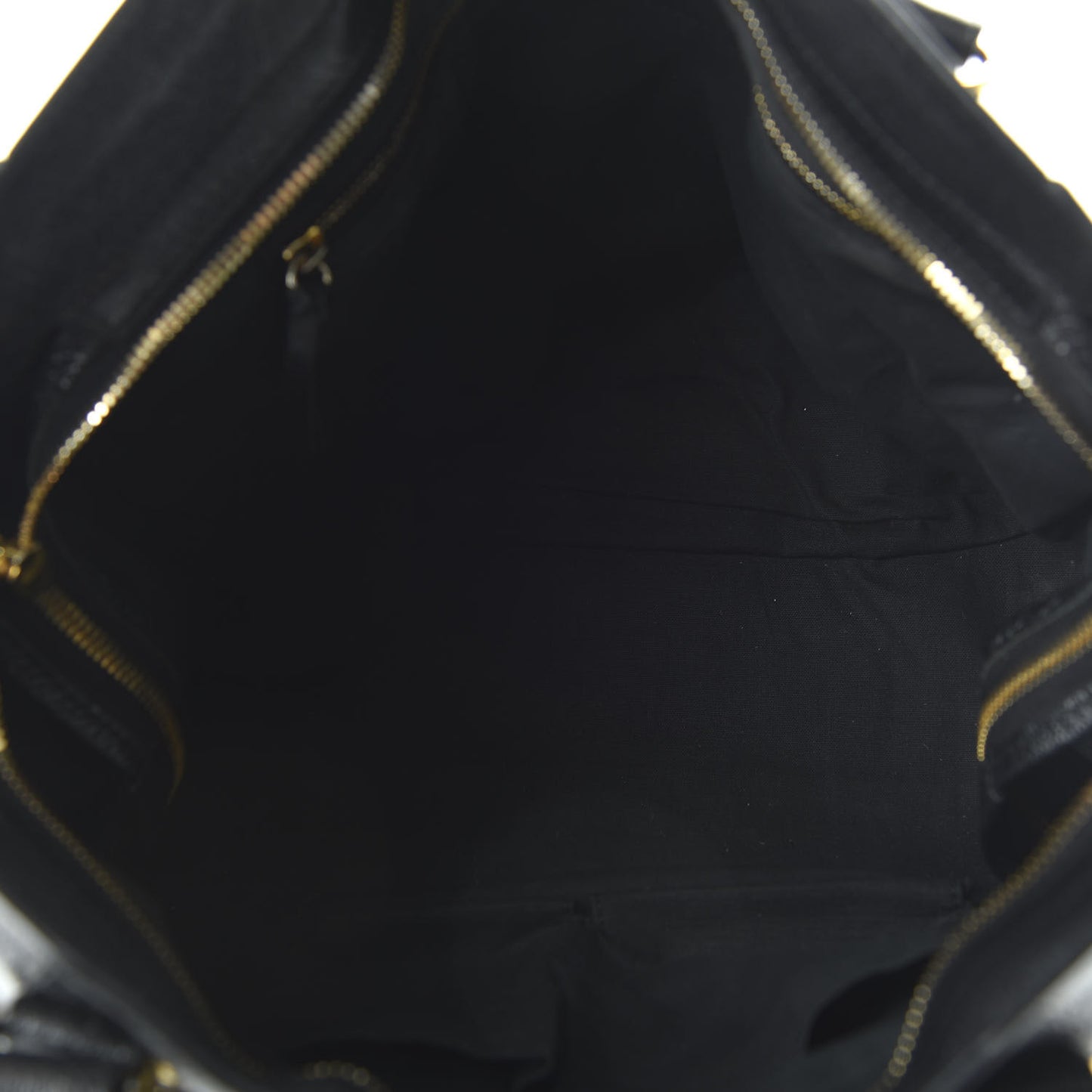 Chevre Gold Metallic Edge Hardware City Black