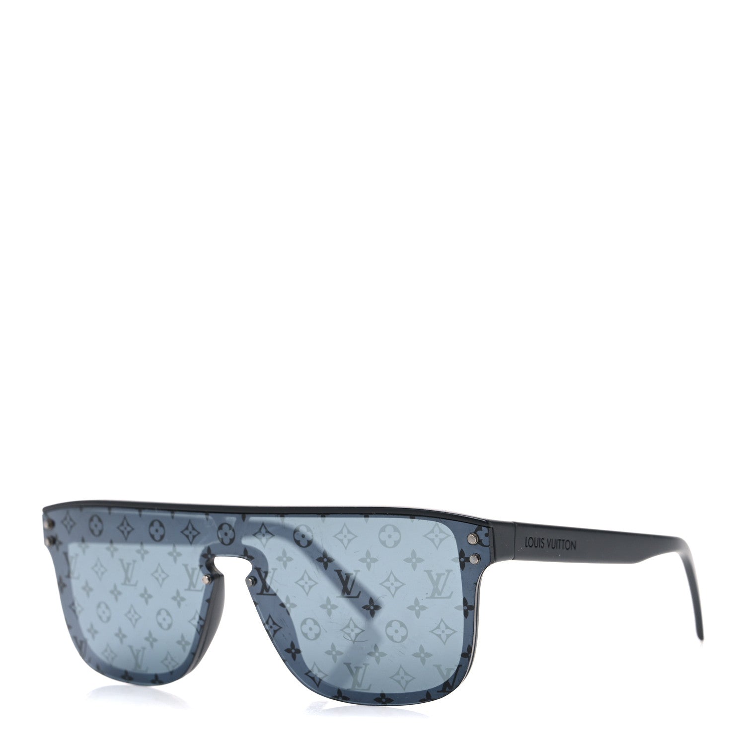 Louis Vuitton Acetate LV Waimea Square Sunglasses Z1082W Black