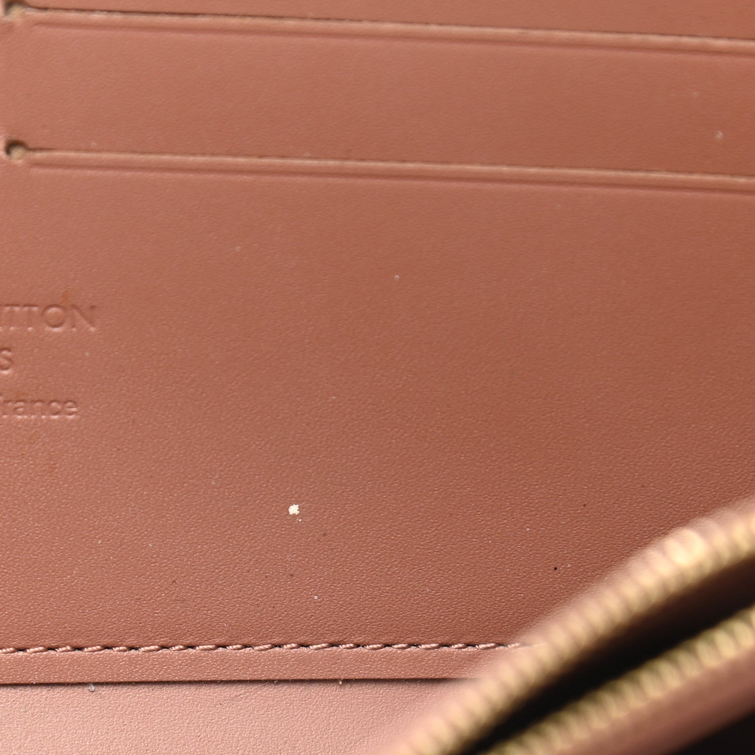 Louis Vuitton Vernis Zippy Wallet Rose Velours 7 of 11