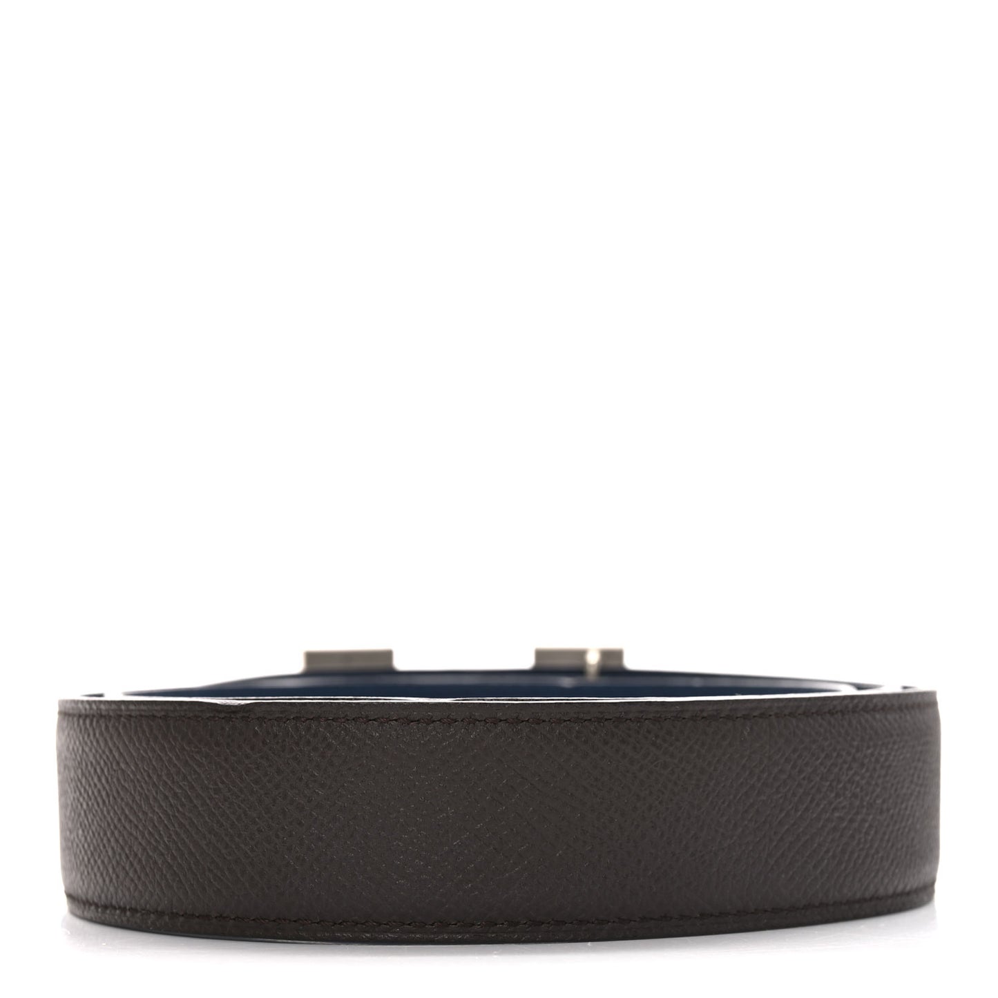 Epsom 32mm H Belt 90 36 Chocolate Bleu De Malte