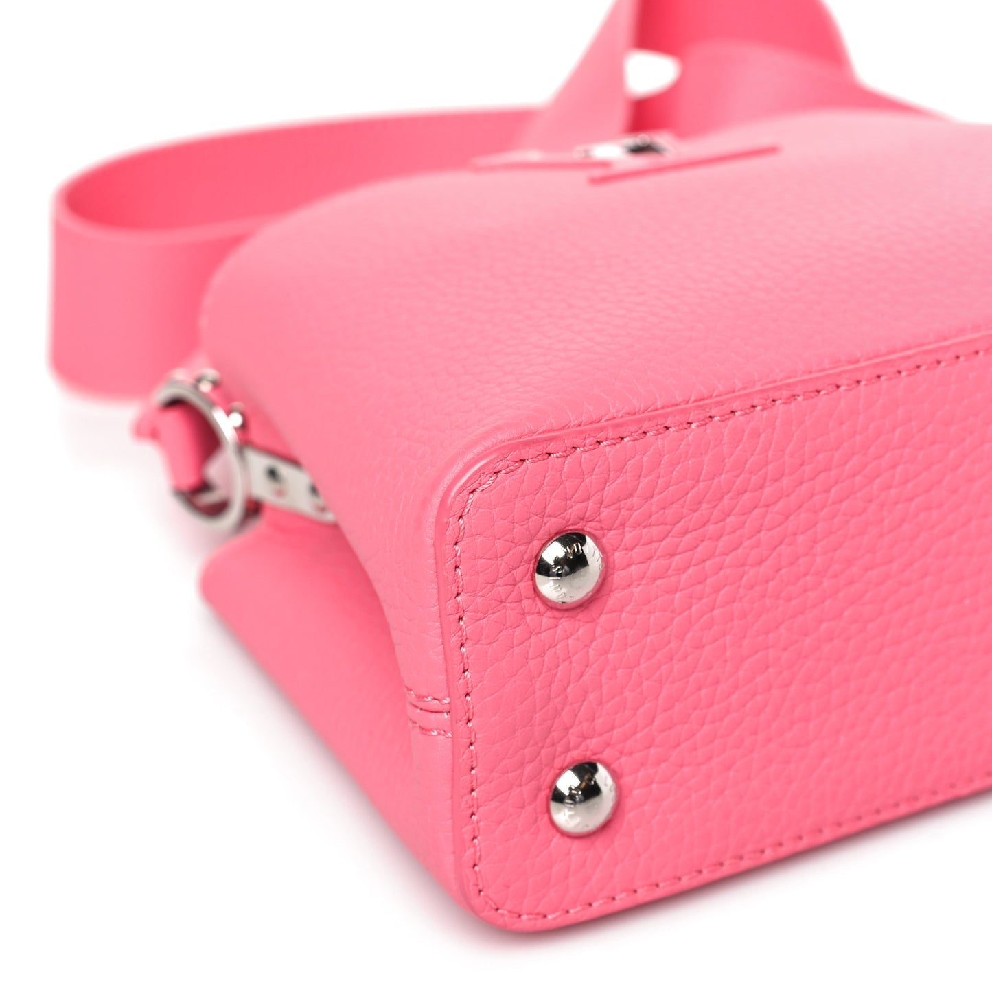 Taurillon Capucines Mini Fluo Pink