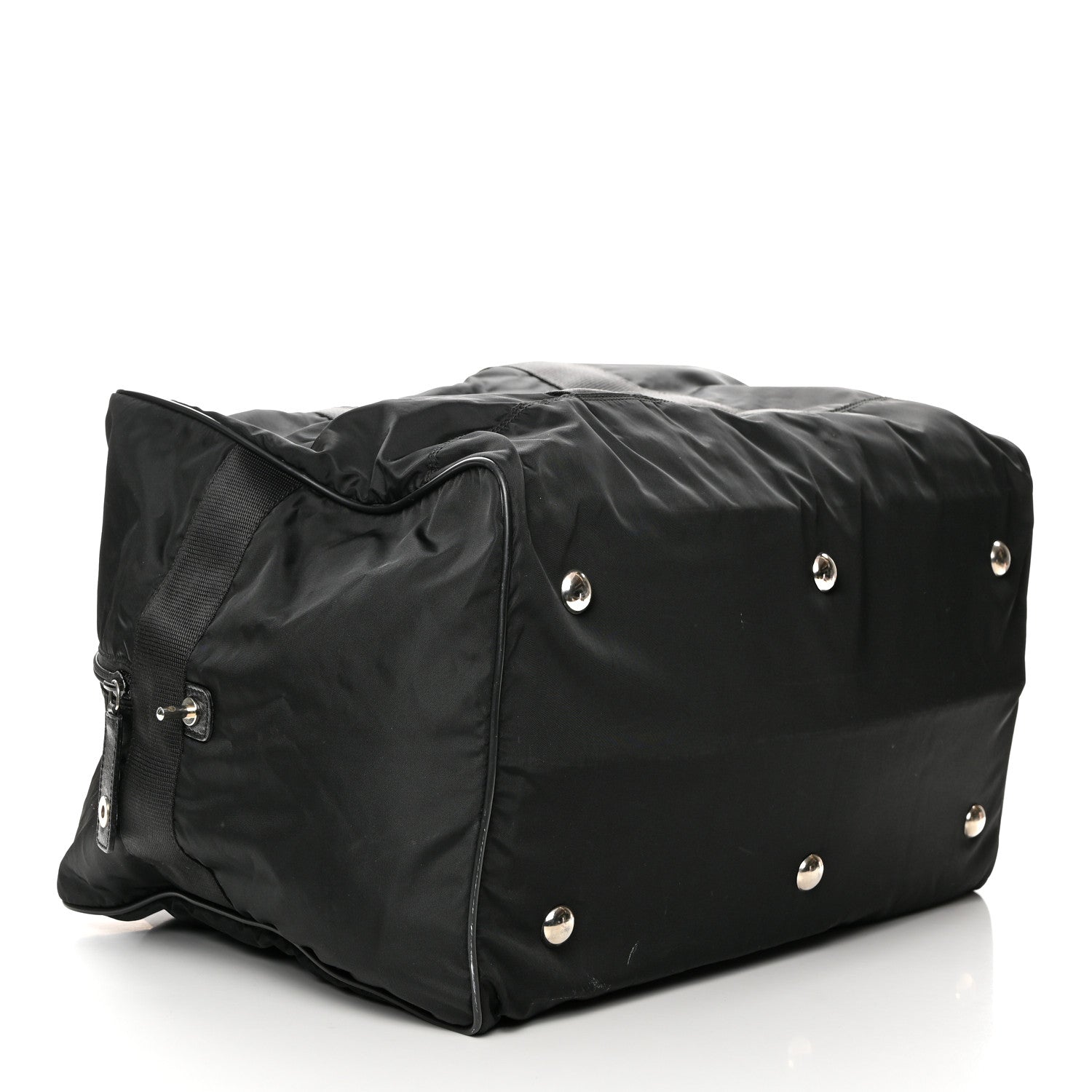 Prada Tessuto Nylon Saffiano Viaggio Carry On Travel Bag Black 3 of 13